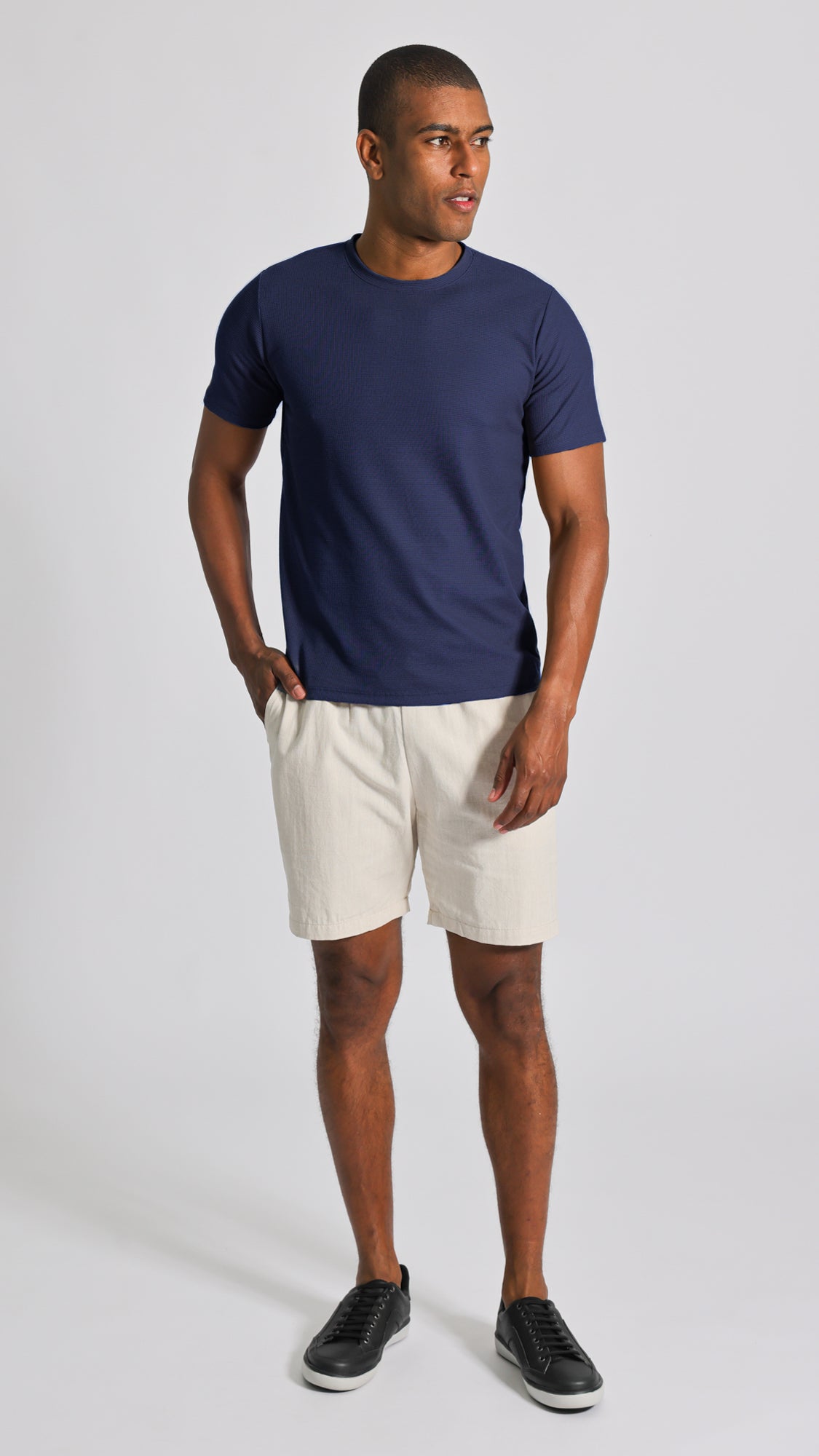 Camiseta Tricô Diamond Lisa - Azul Marinho
