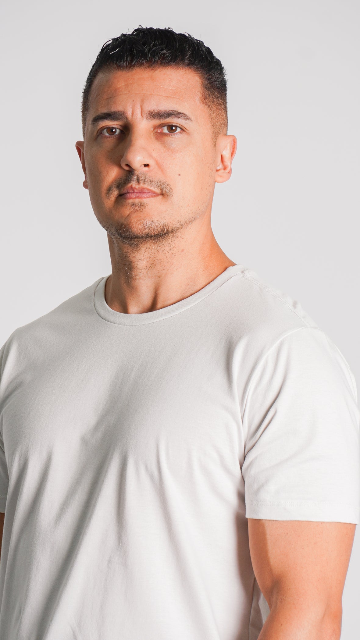 Camiseta Lisa - Branco Gelo
