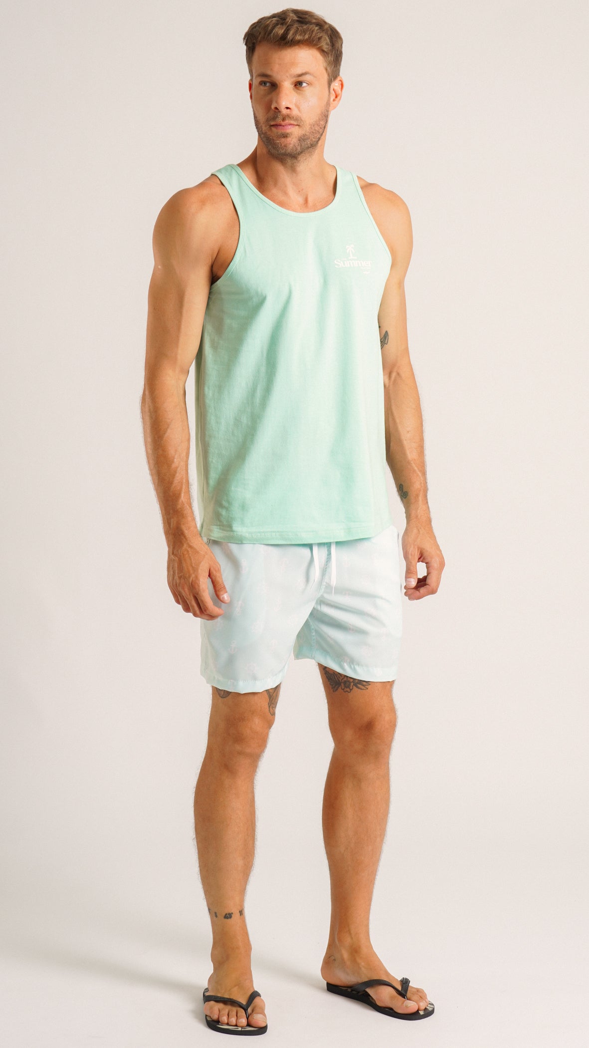 Regata Estampada Summer - Verde
