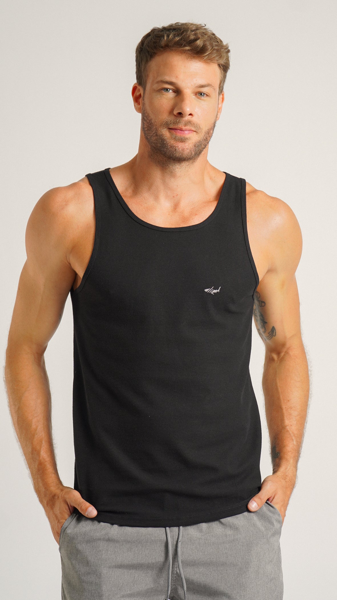 Regata Tricô Diamond - Preta