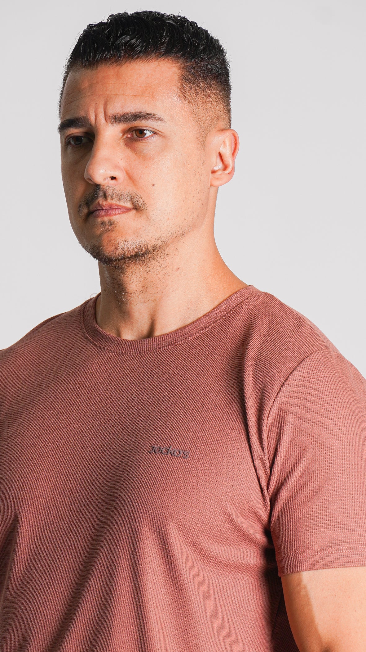 Camiseta Tricô Diamond - Marrom Claro
