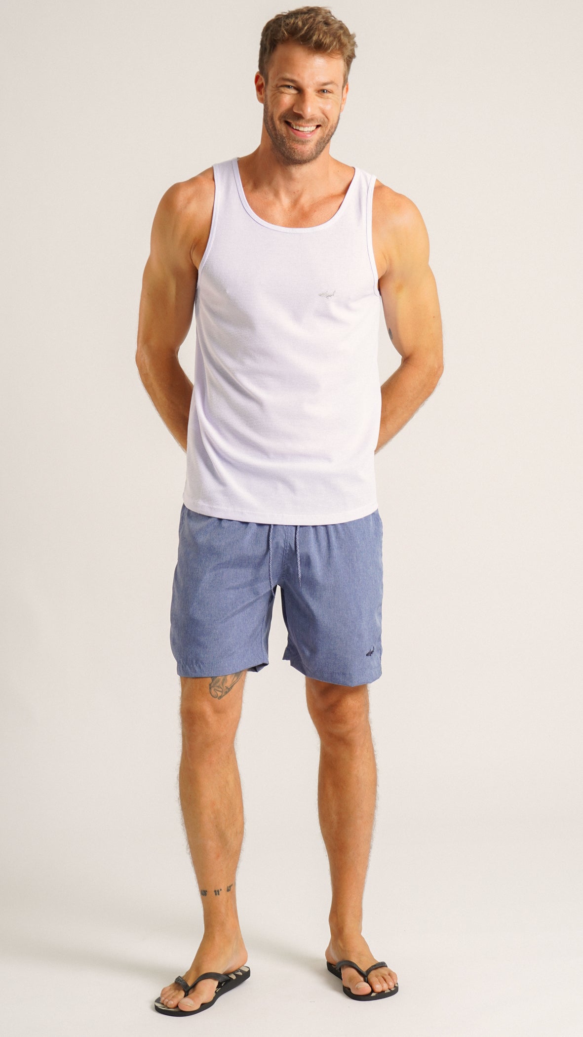 Regata Tricô Diamond - Branca