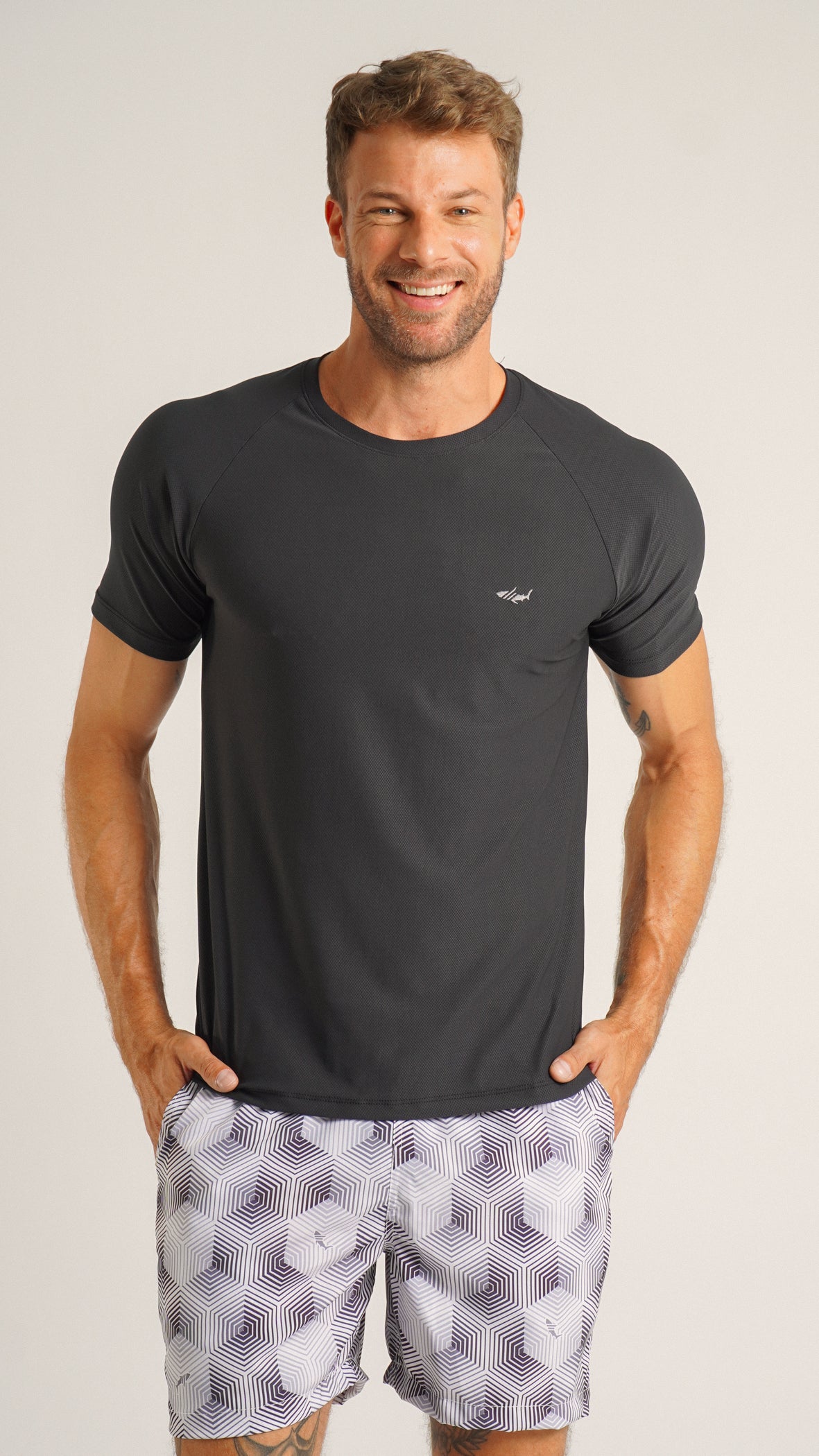 Camiseta Slim Dry Fit - Preta