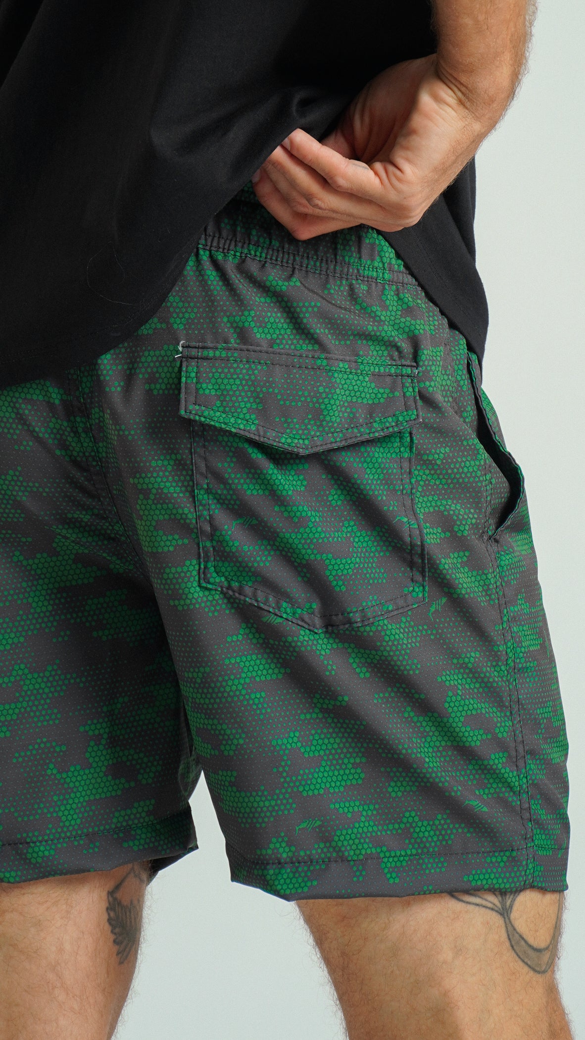 Bermuda Microfibra Curta - Verde