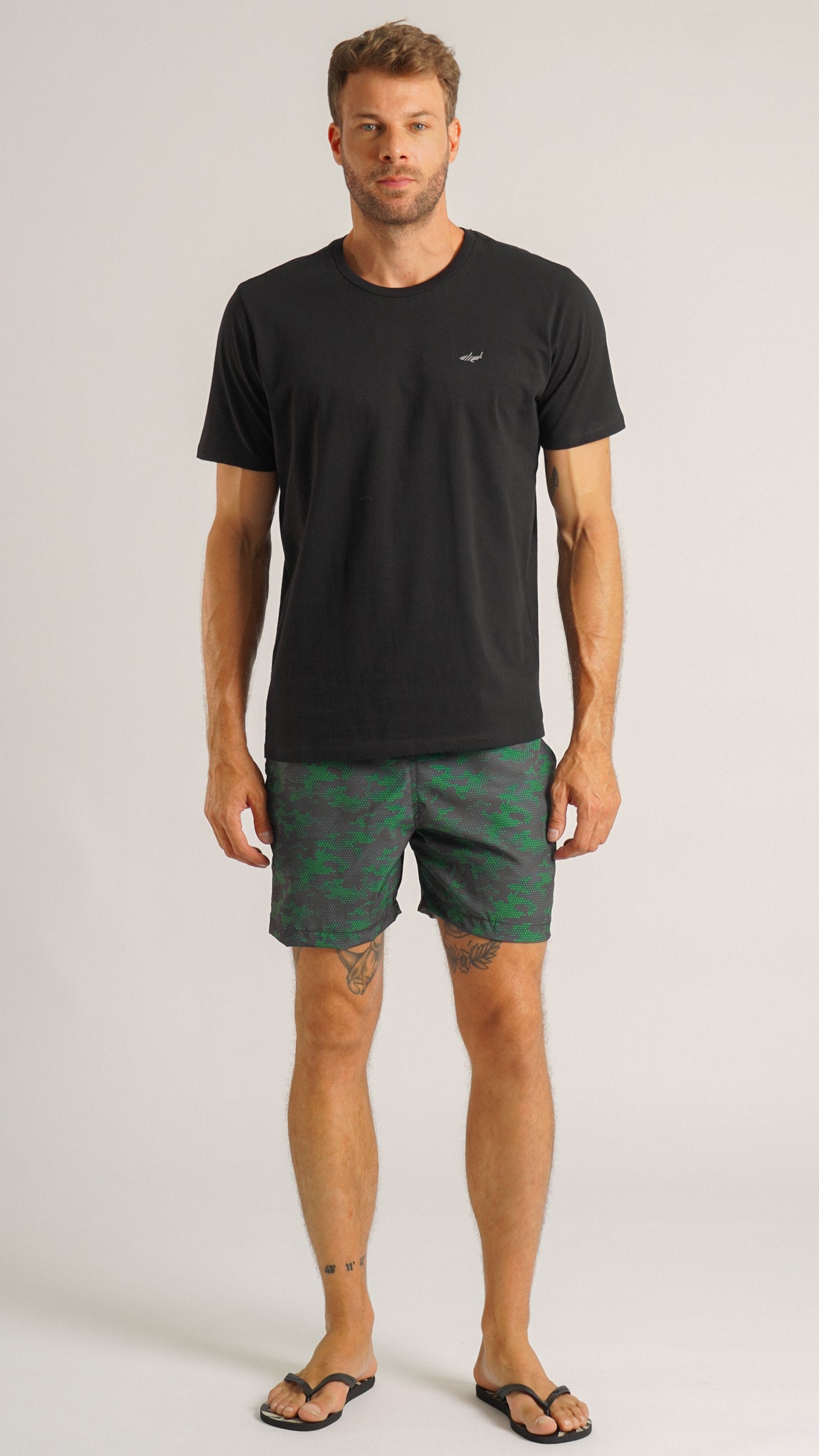 Bermuda Microfibra Curta - Verde