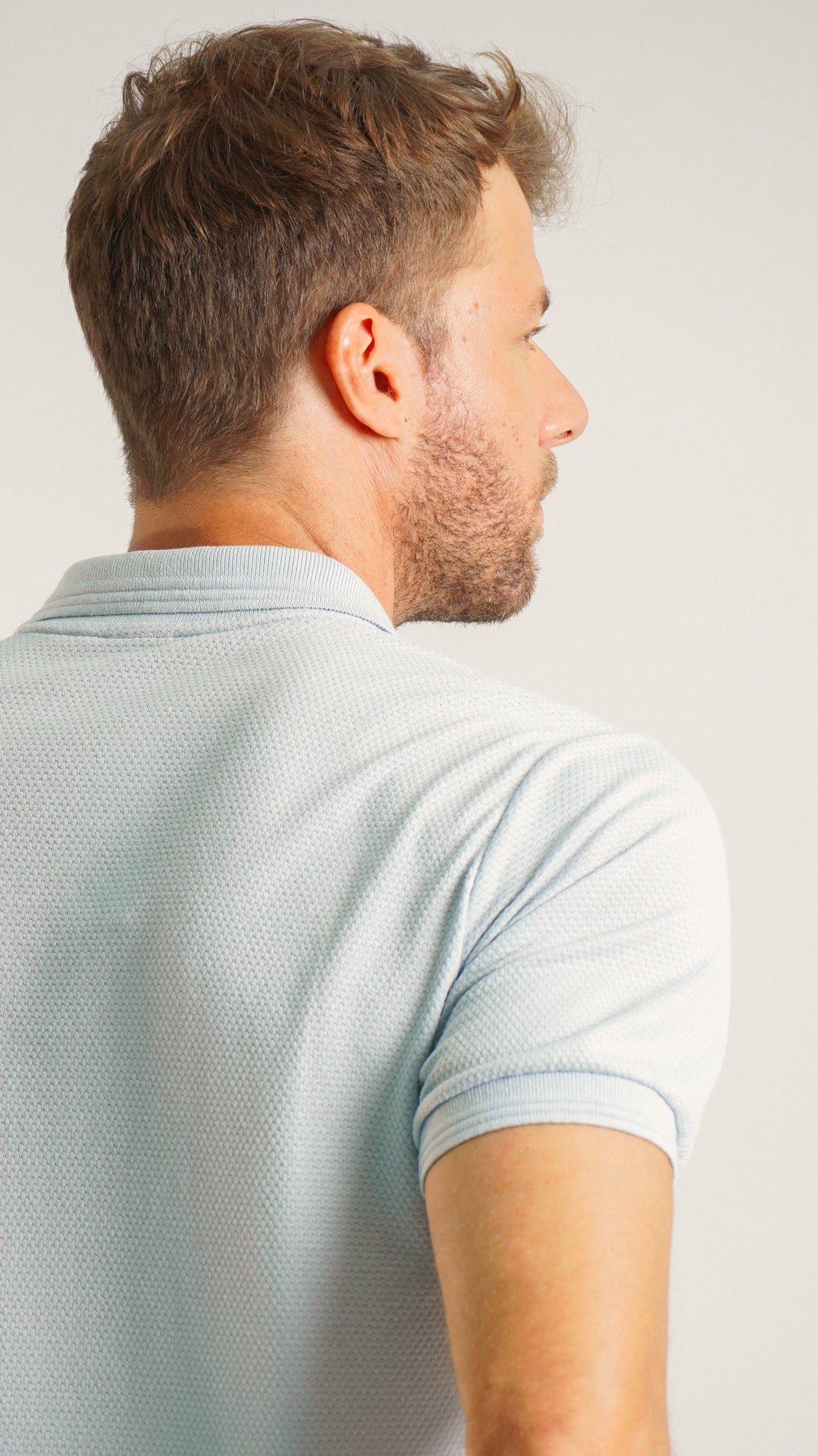 Camisa Polo Colmeia - Cinza