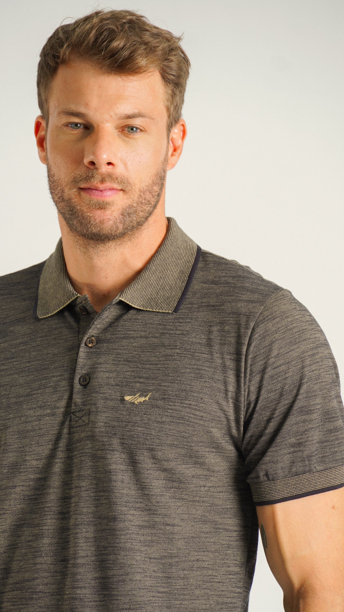 Camisa Polo Flamê - Bege