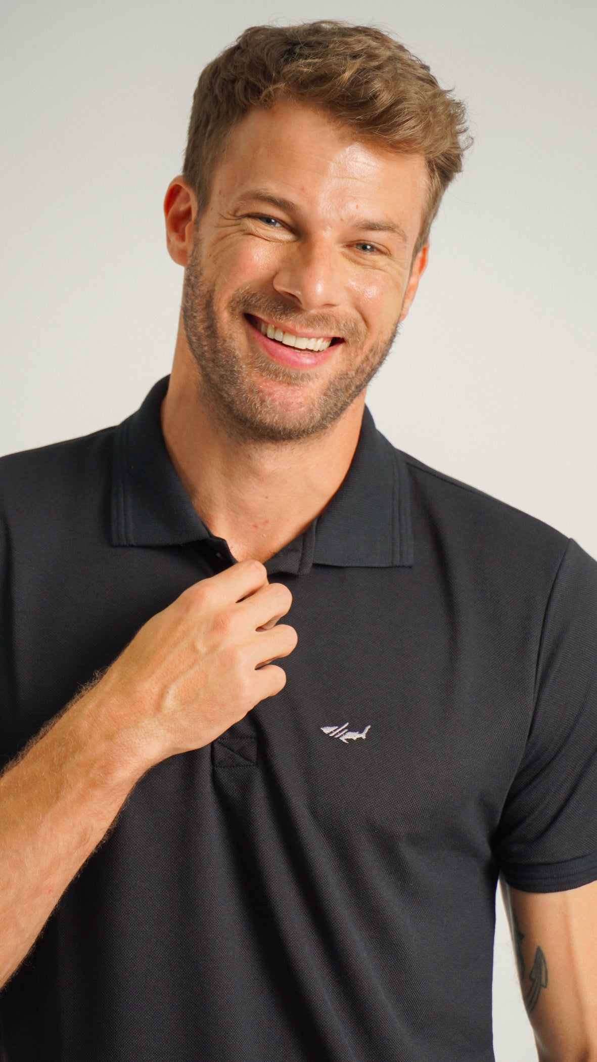 Camisa Polo Piquet - Preta