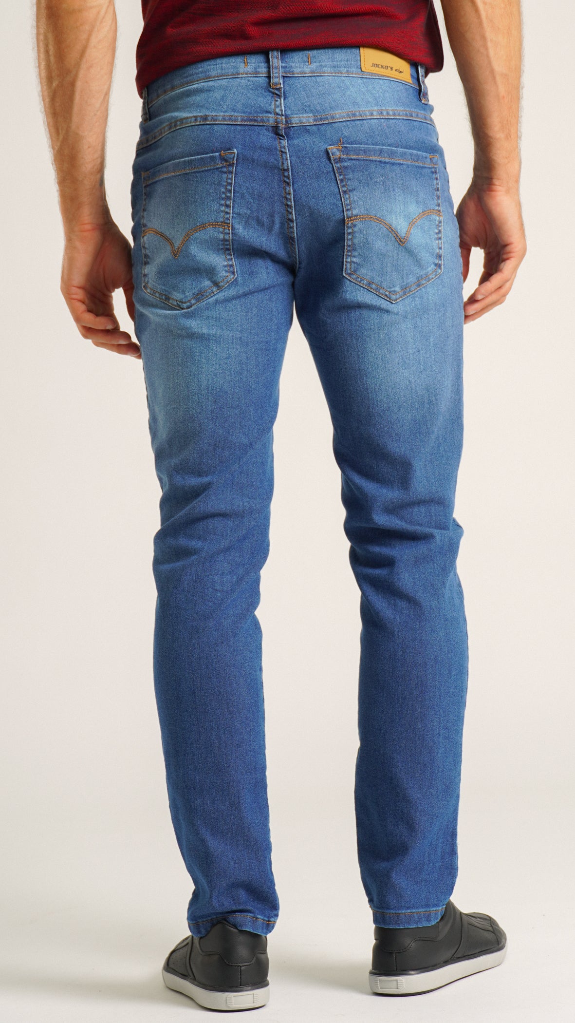 Calça Jeans - Escura Linha Caramelo