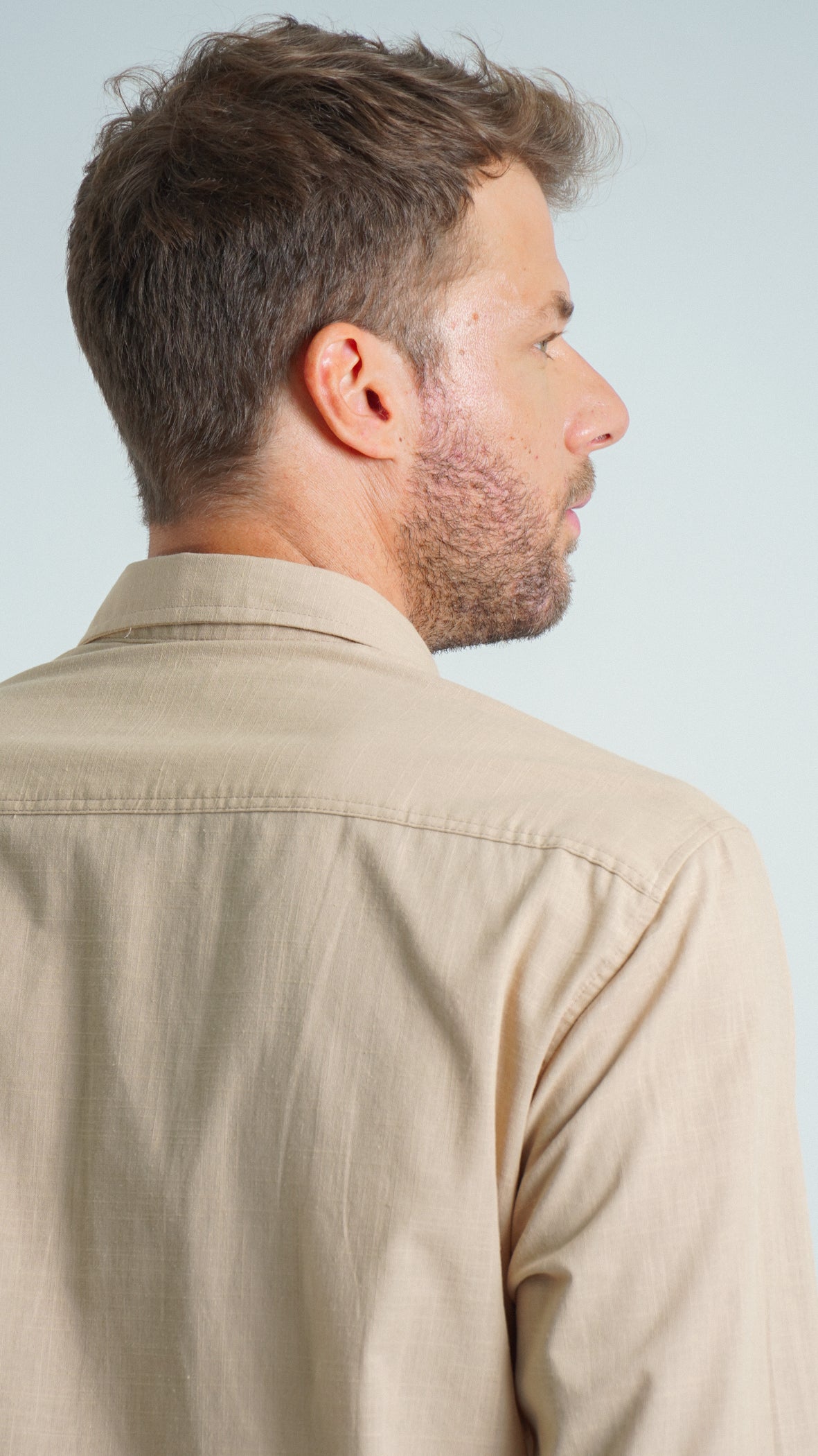 Camisa Manga Longa - Bege