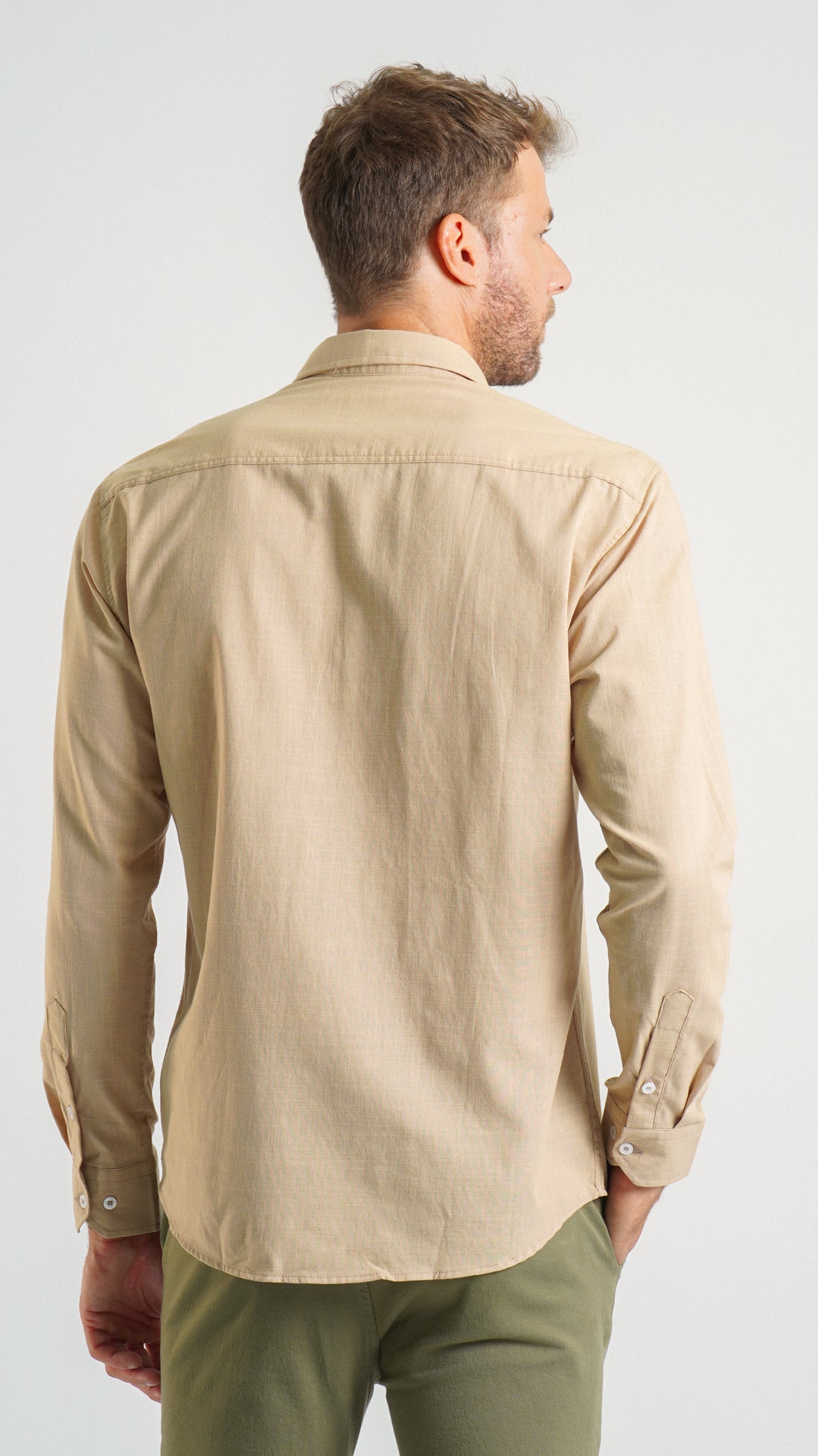 Camisa Manga Longa - Bege