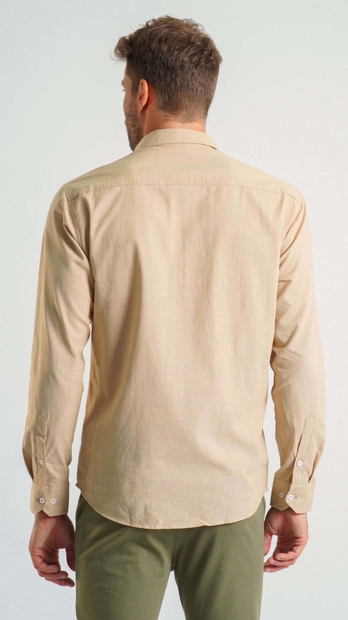 Camisa Manga Longa - Bege