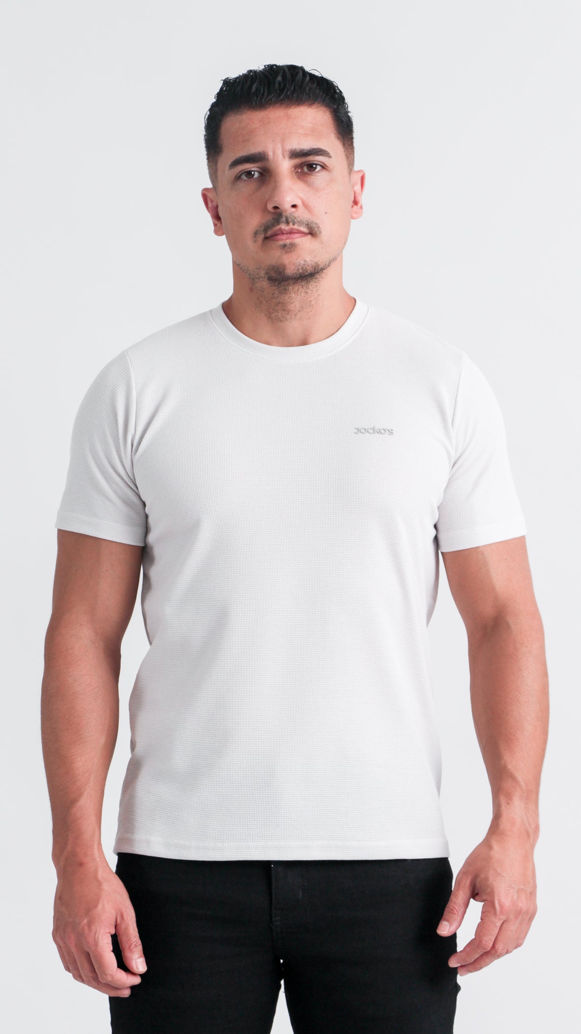 Camiseta Tricô Diamond - Branco Gelo