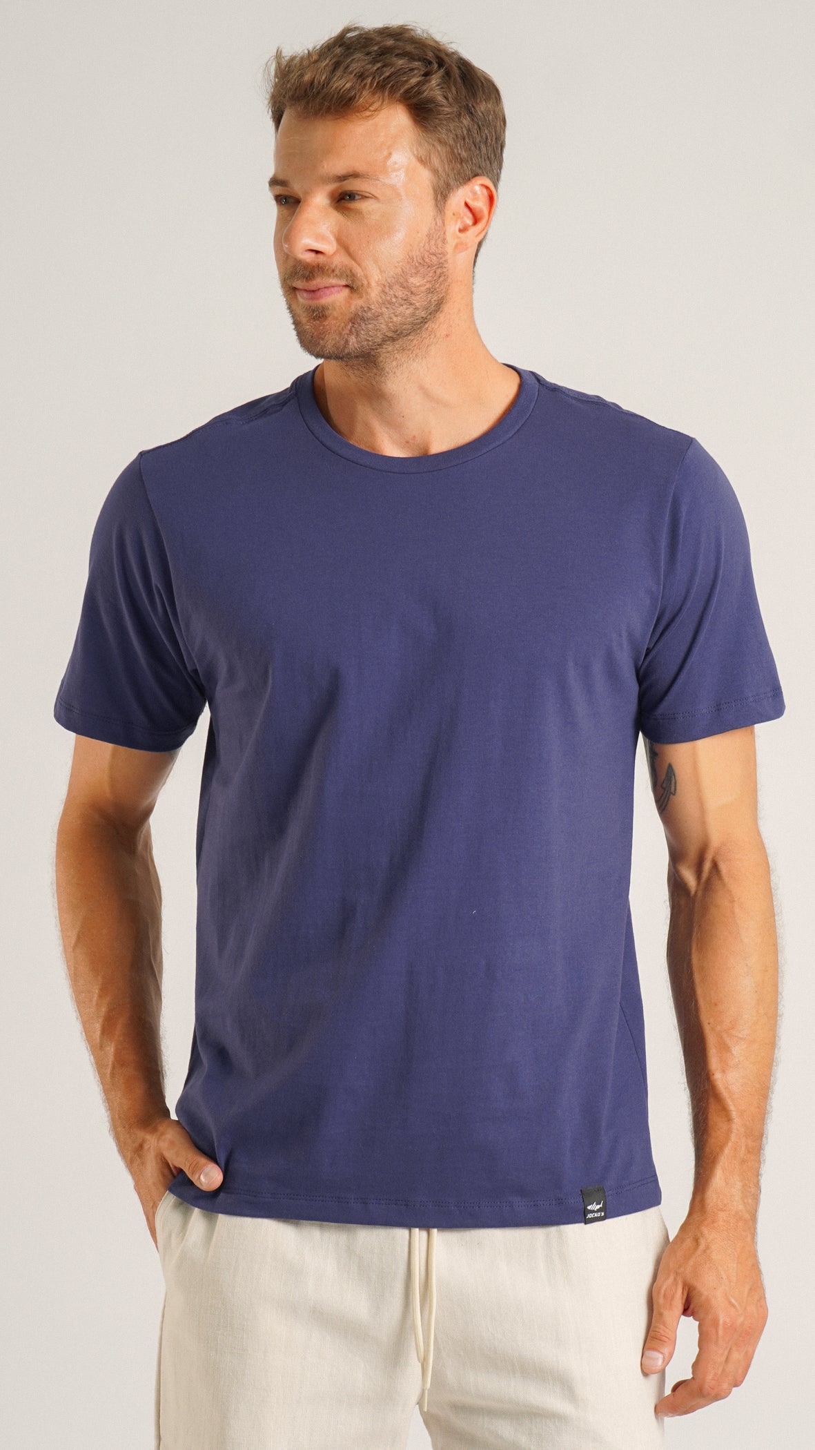 Camiseta Lisa - Azul Marinho