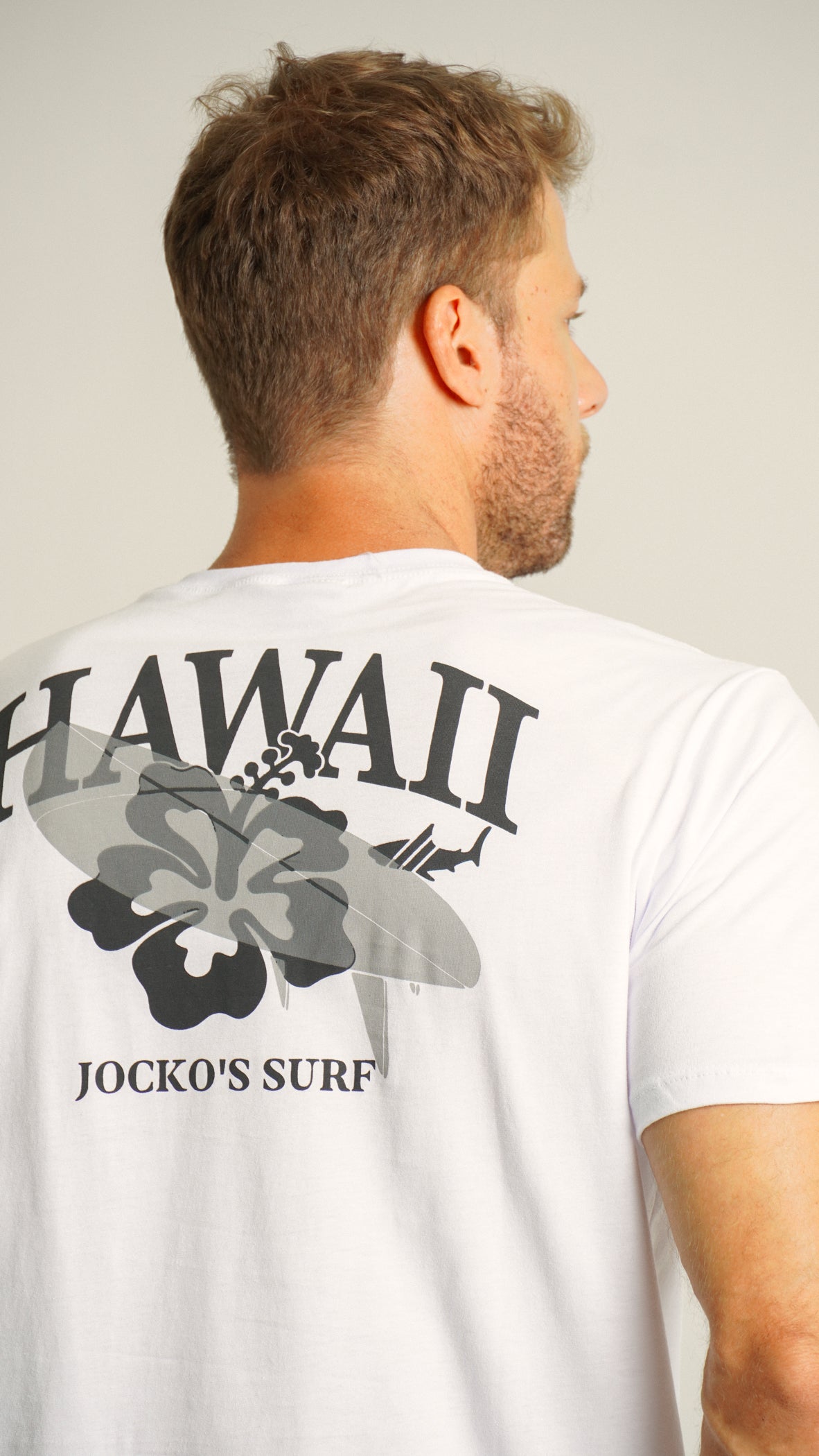 Camiseta Estampada Hawaii - Branca