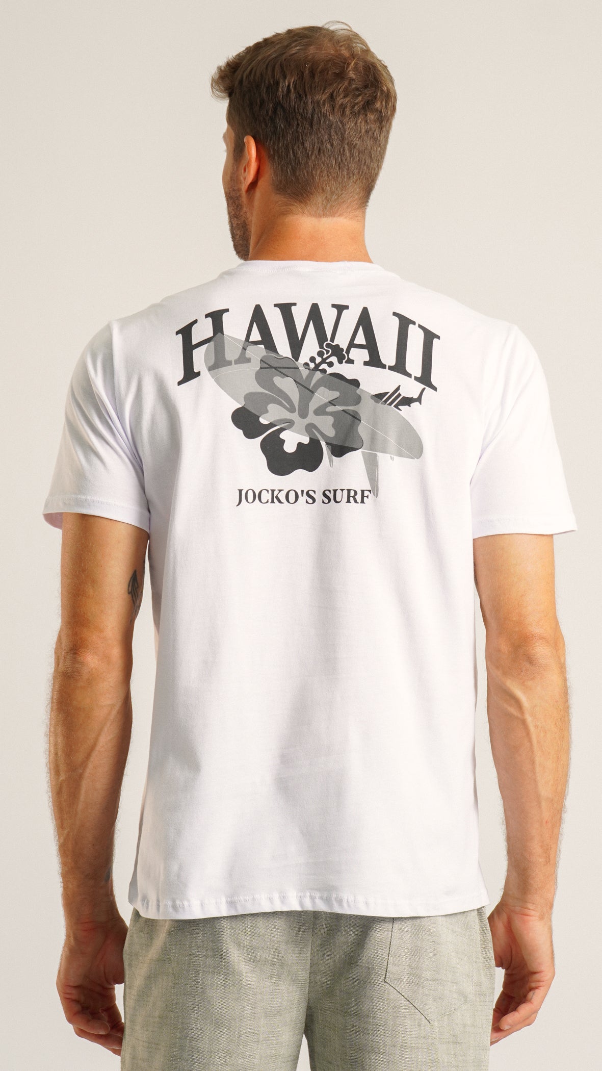 Camiseta Estampada Hawaii - Branca