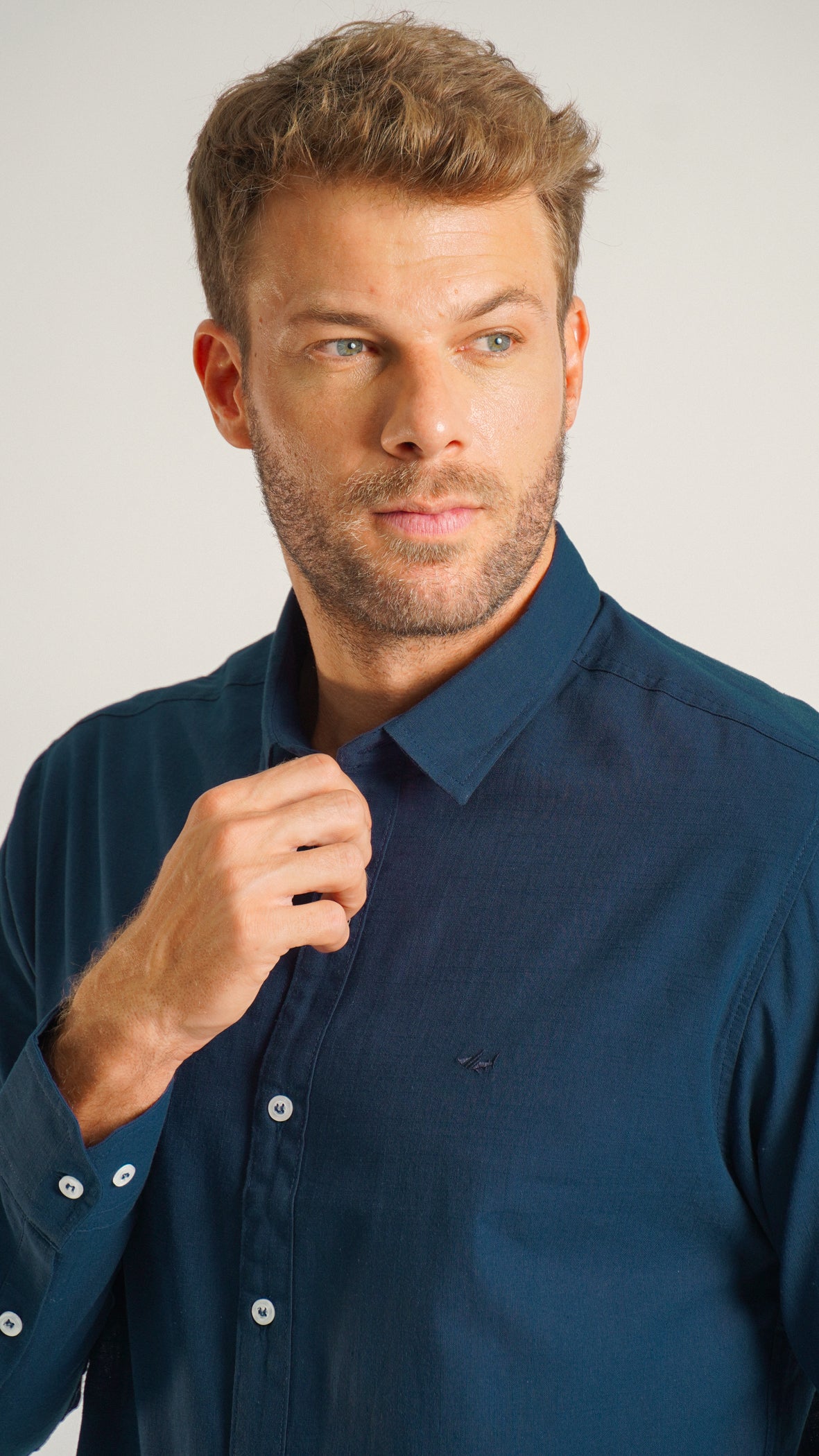 Camisa Manga Longa - Azul Marinho