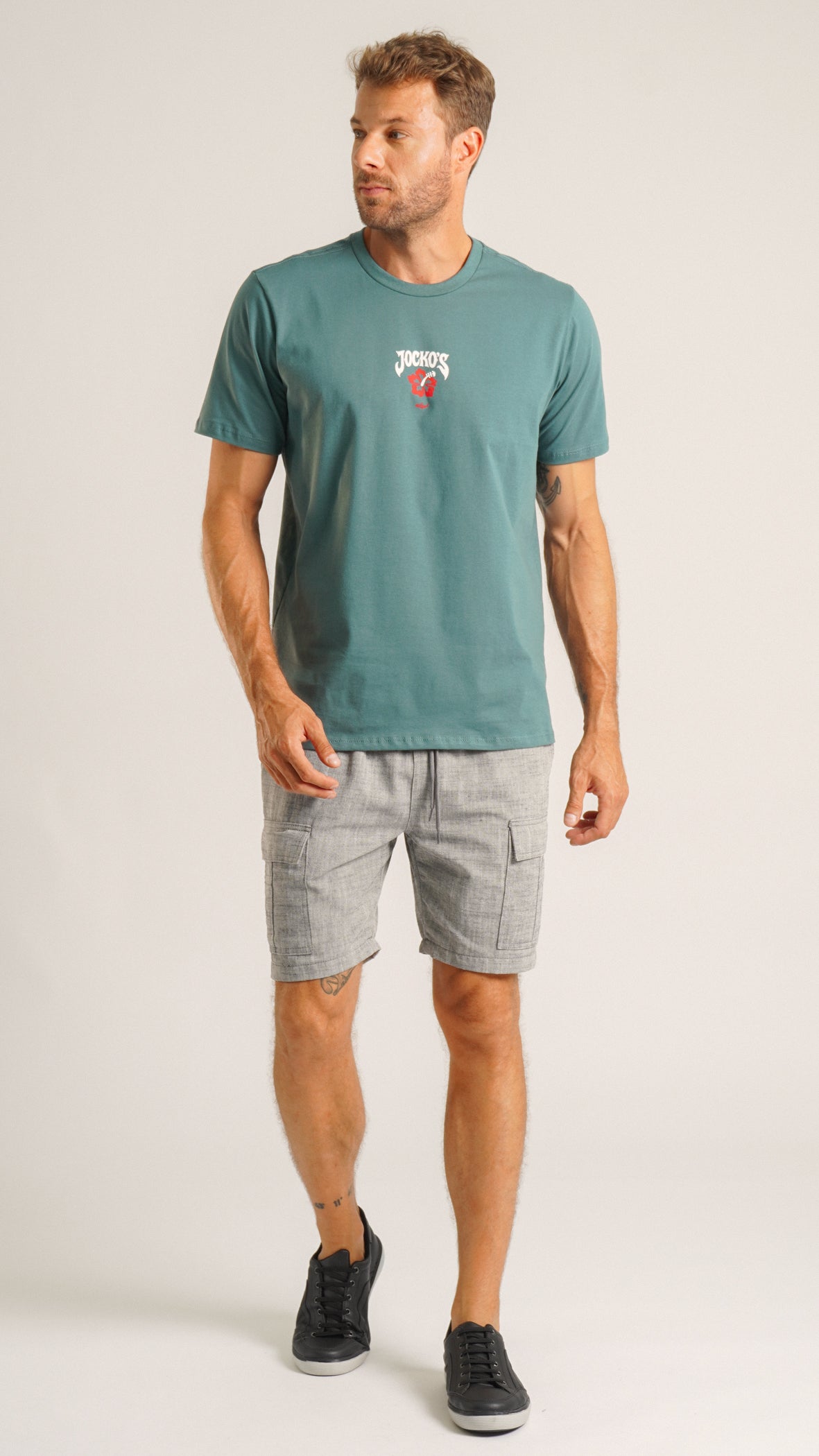 Camiseta Estampada Hawaii - Verde