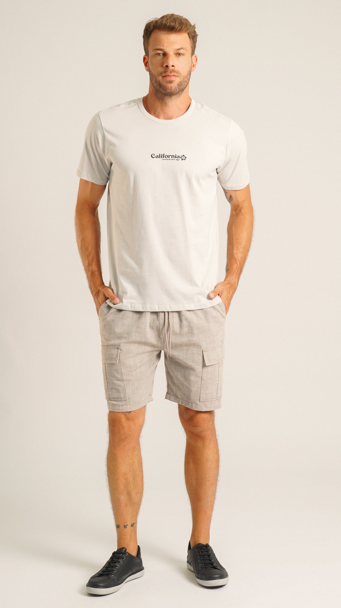 Camiseta Estampada Califórnia - Branca