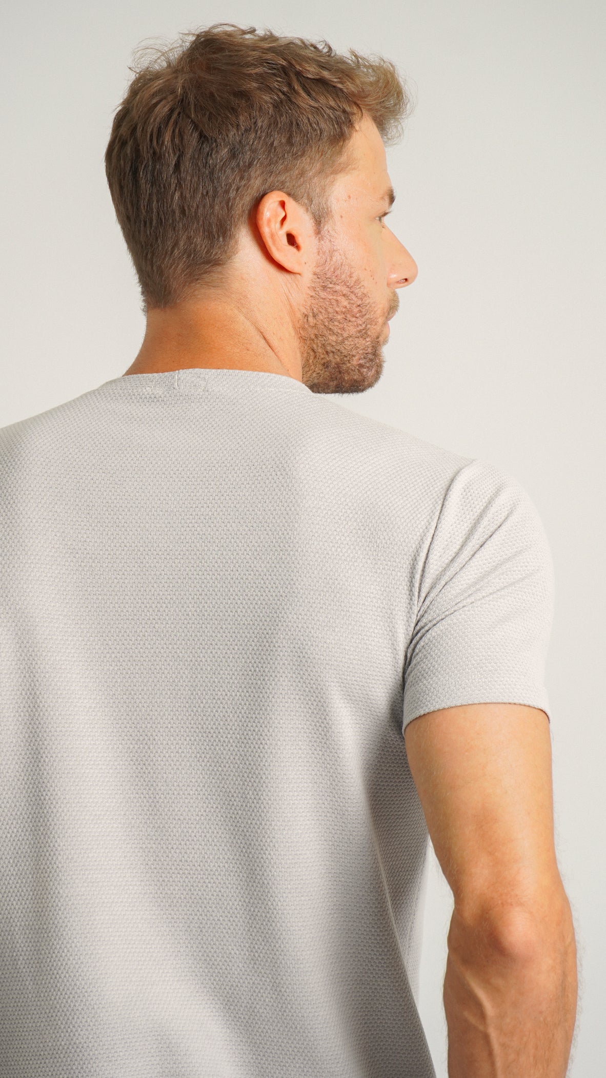 Camiseta Colmeia - Cinza