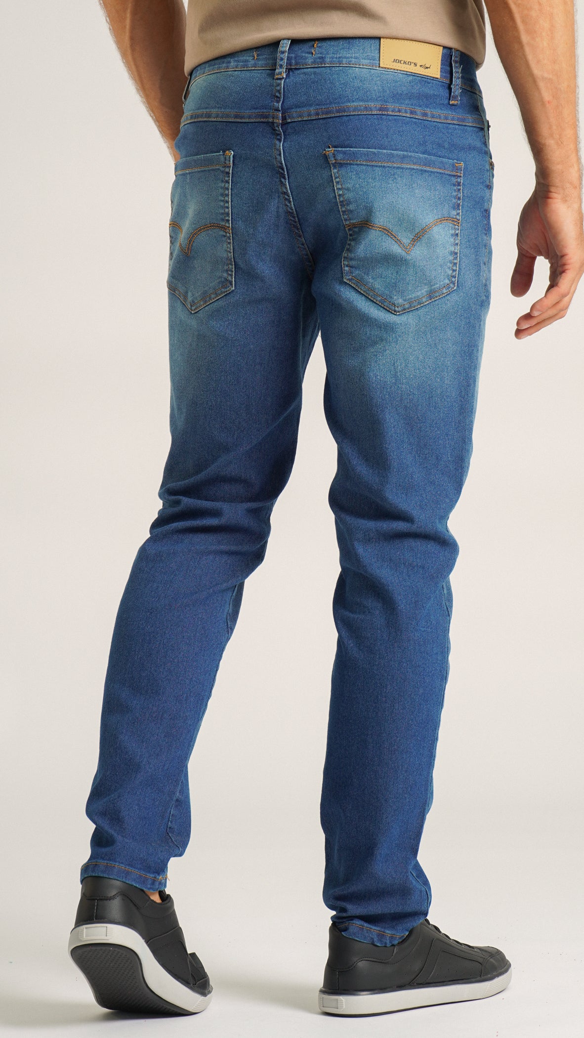 Calça Jeans - Escura Linha Caramelo