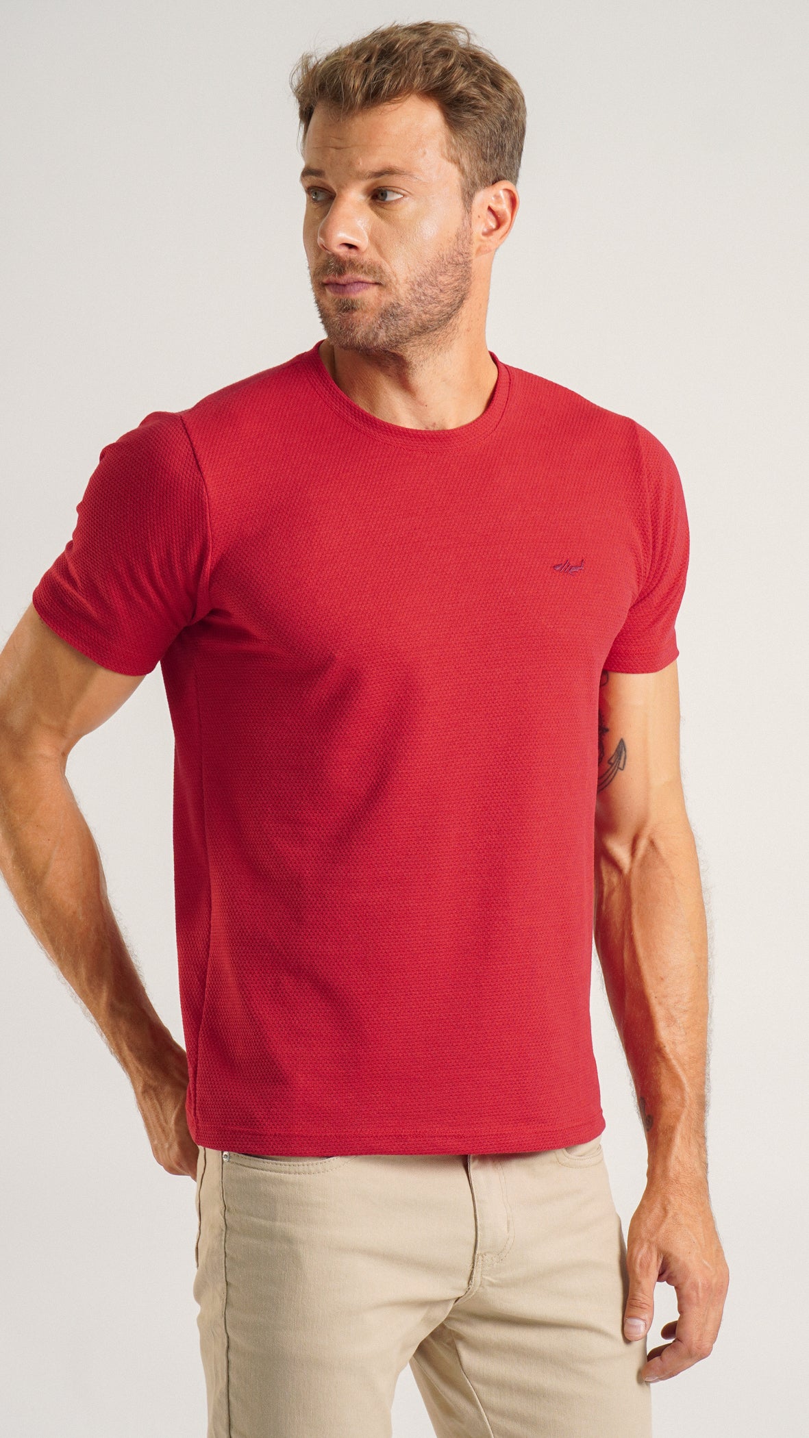 Camiseta Colmeia - Vermelha