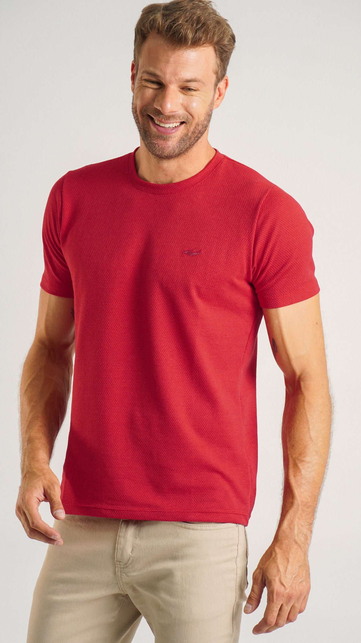 Camiseta Colmeia - Vermelha