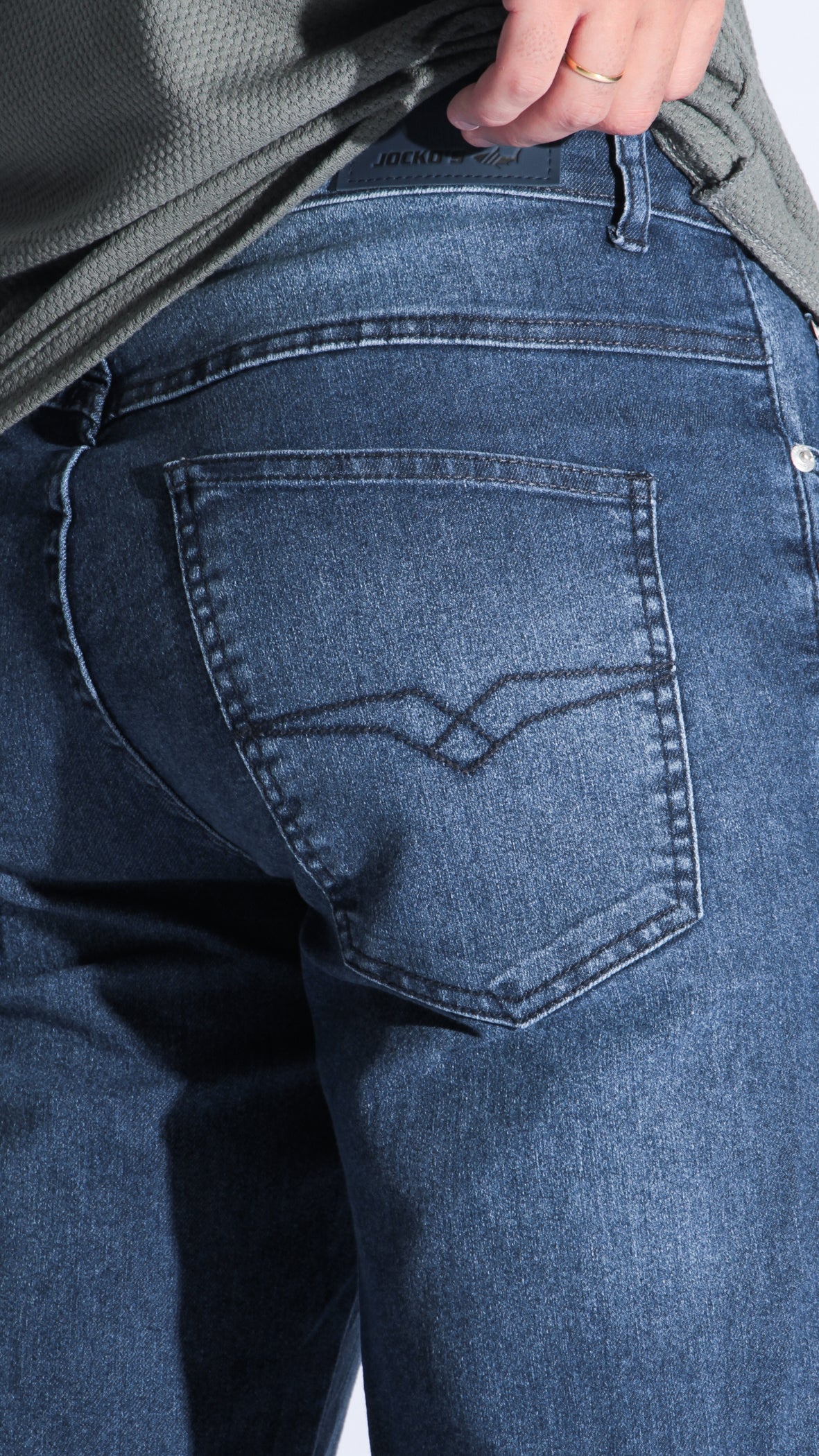 Calça Jeans - Escura Linha Azul