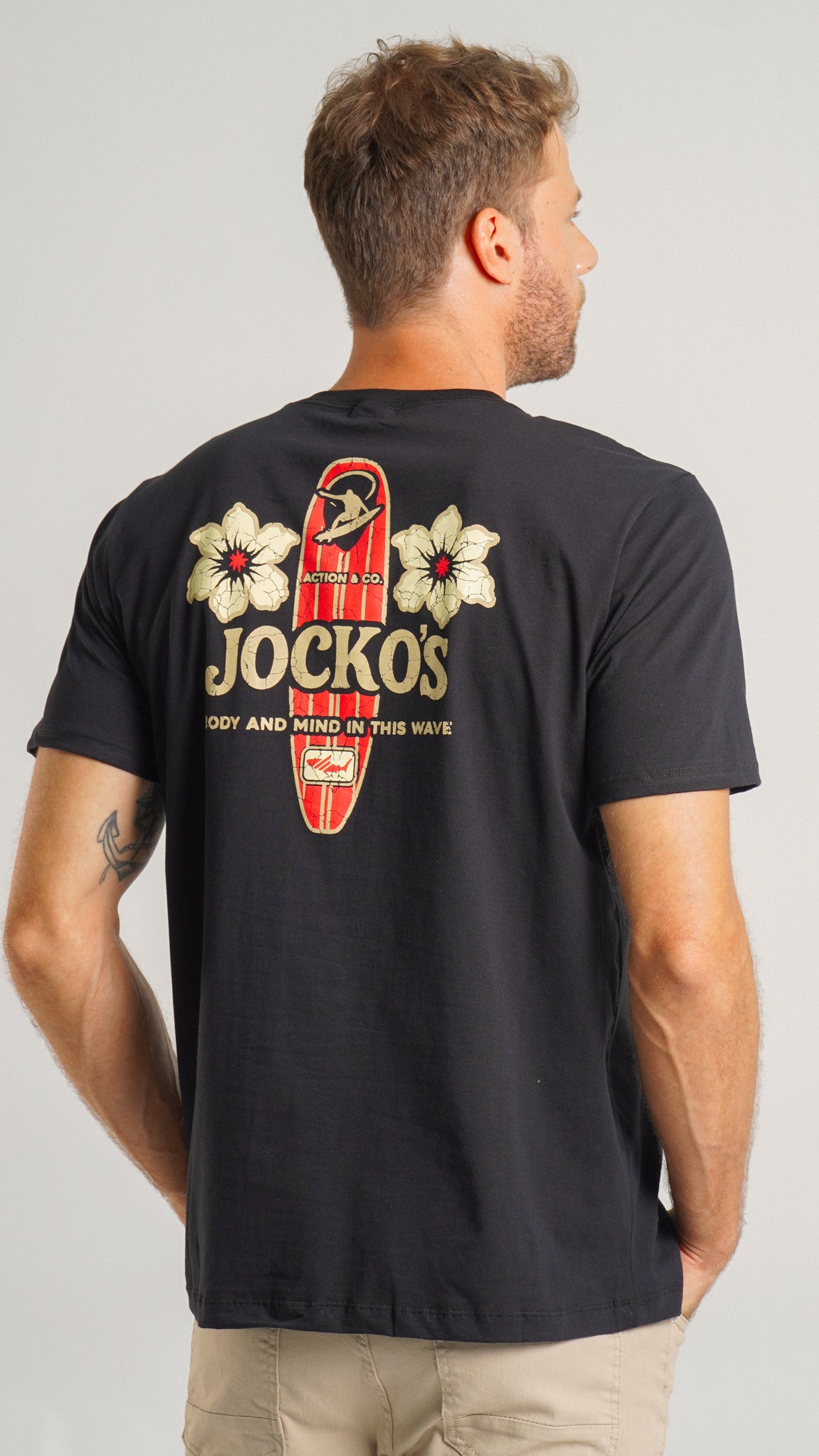 Camiseta Estampada Jocko's - Preta