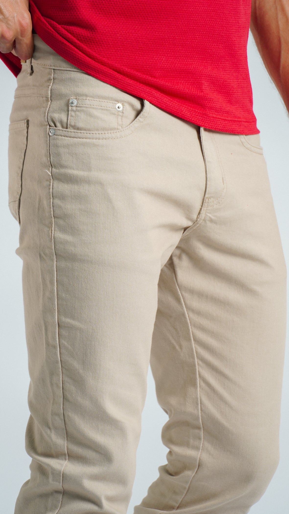 Calça Sarja Premier - Bege