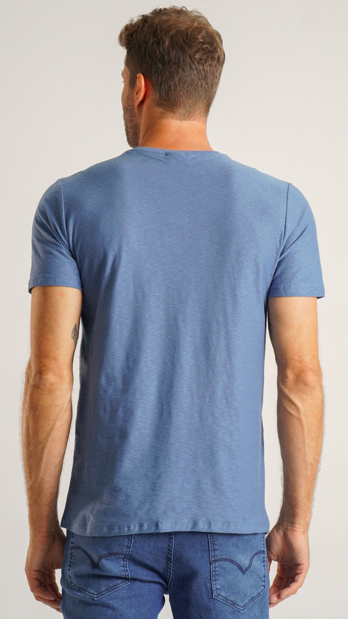 Camiseta Flamê Hawaii - Azul