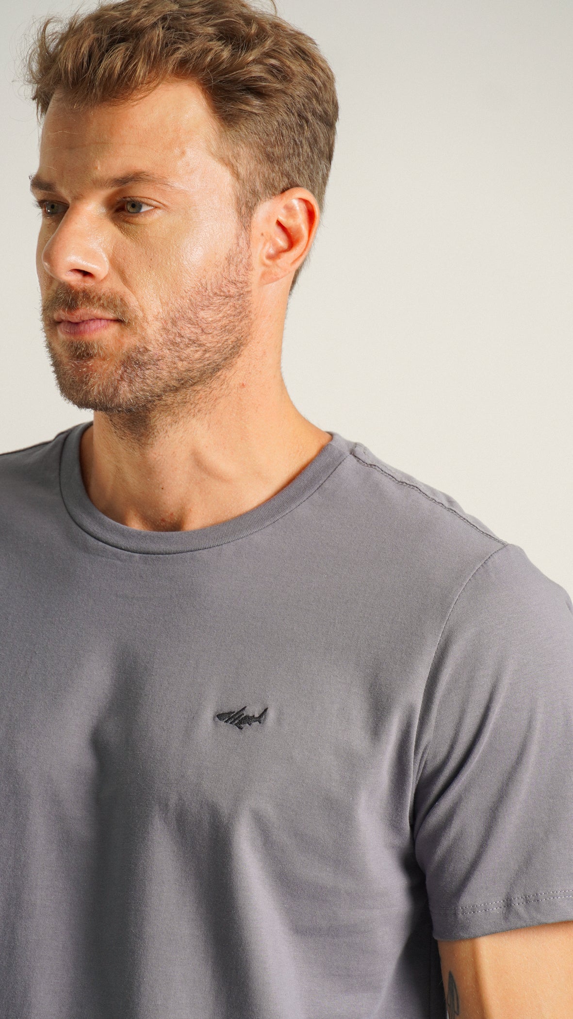 Camiseta Básica - Grafite