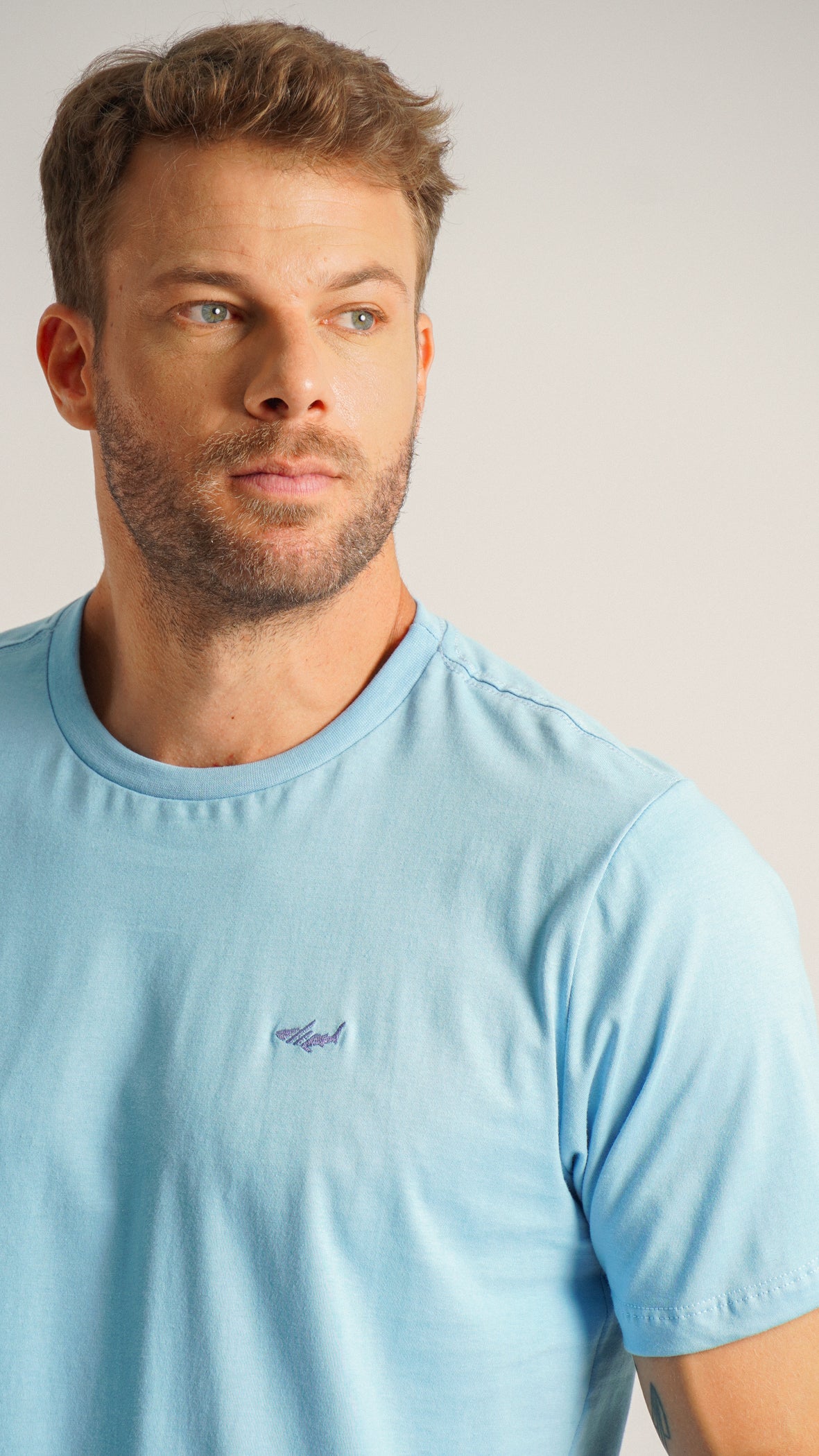 Camiseta Básica - Azul