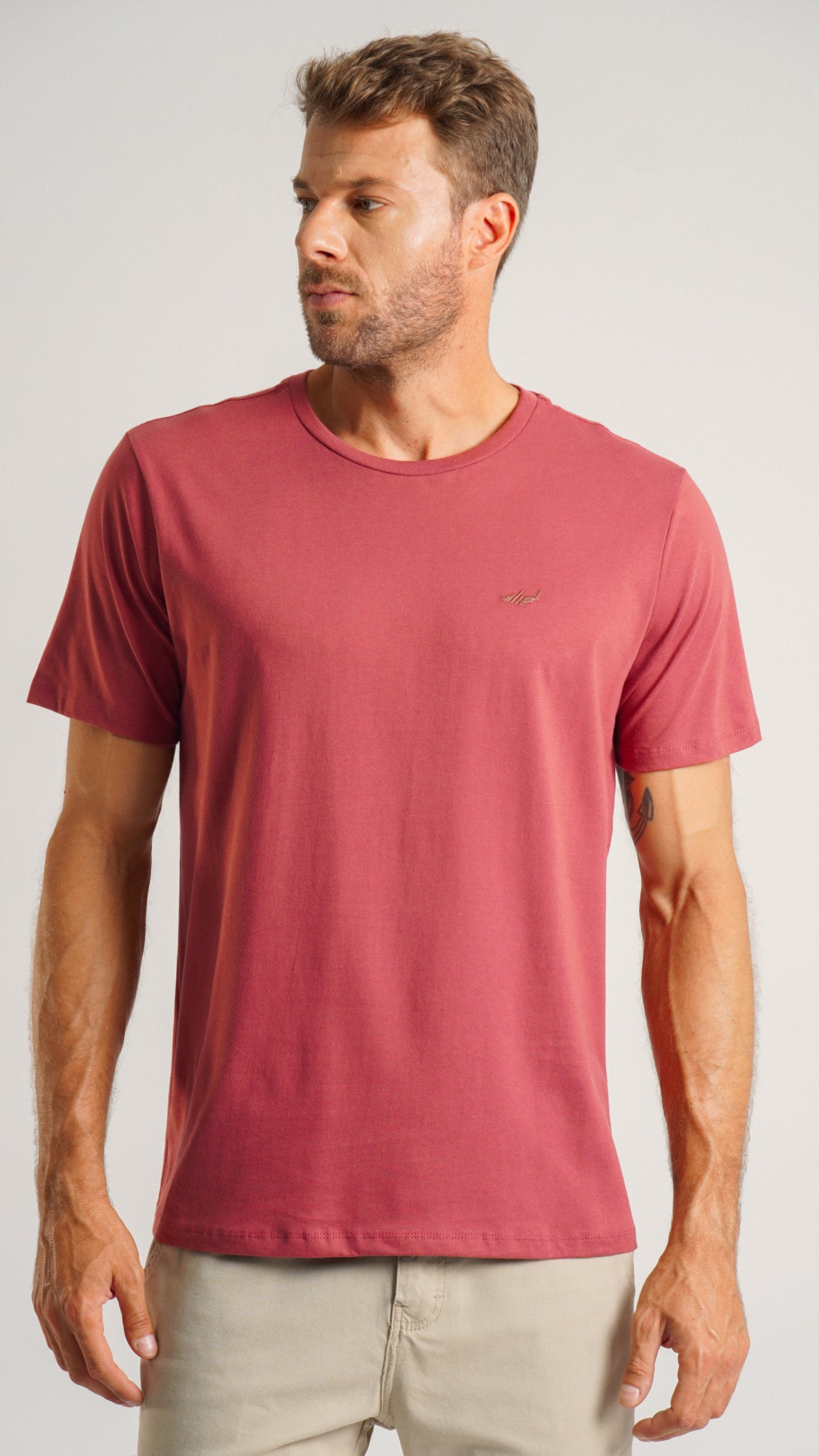 Camiseta Básica - Rosa