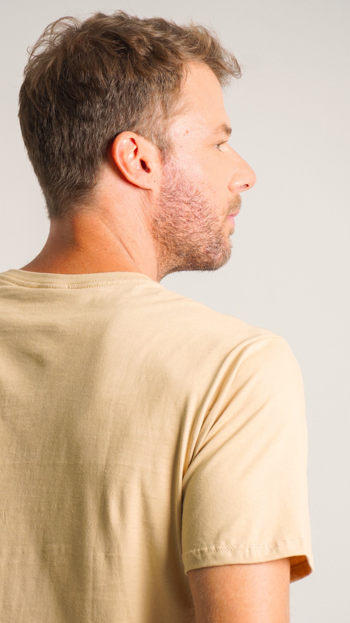 Camiseta Básica - Bege