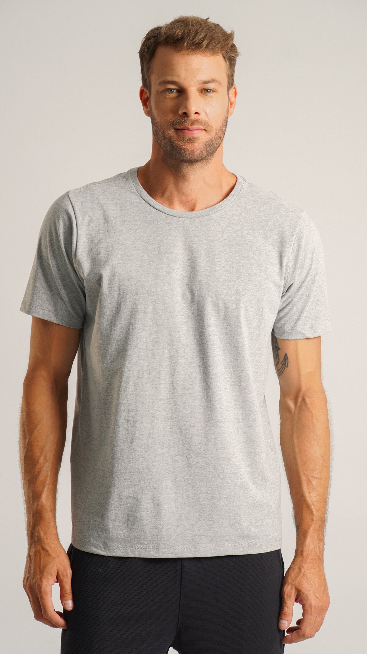 Camiseta Lisa - Cinza