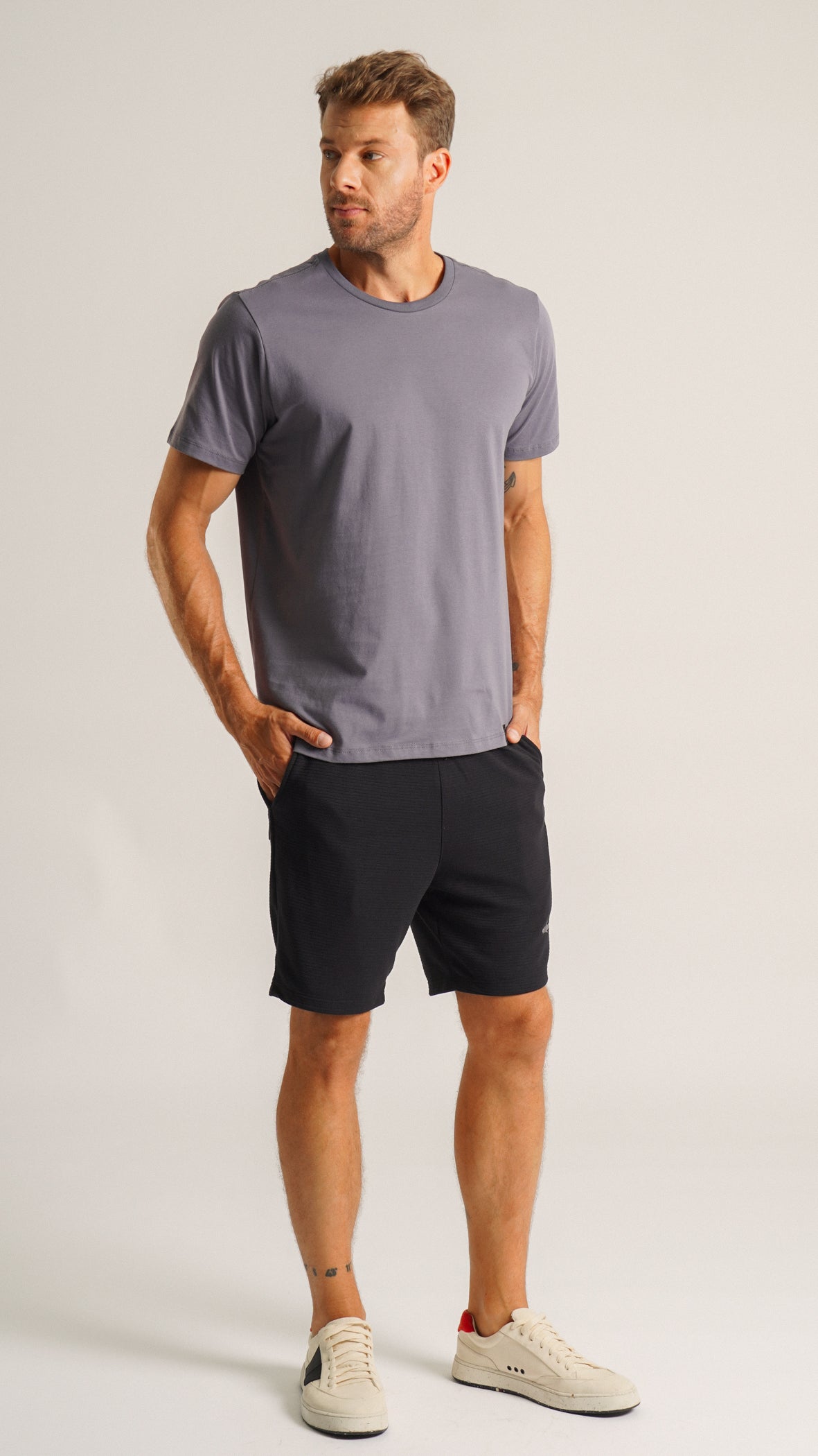 Camiseta Lisa - Grafite