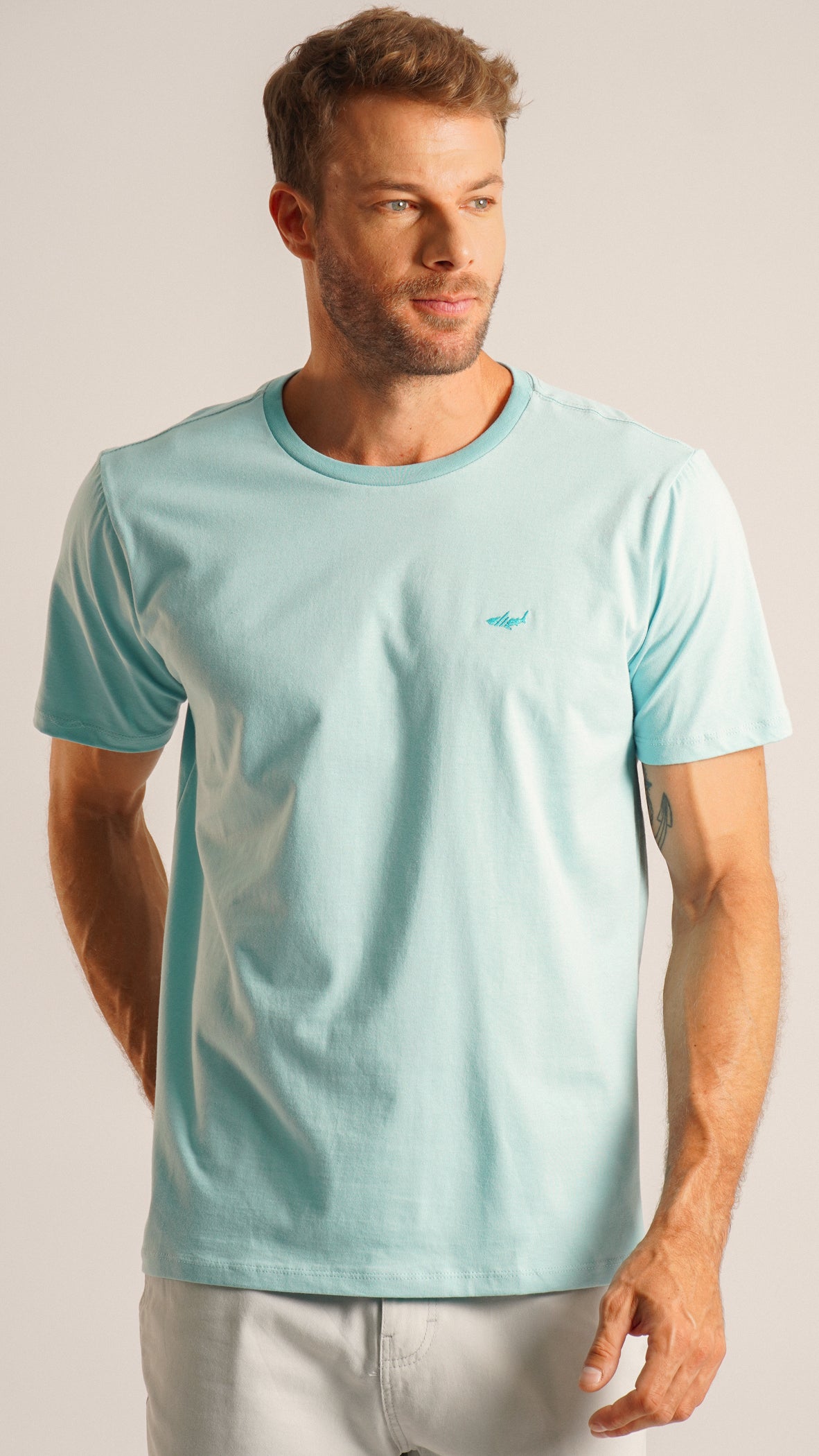 Camiseta Básica - Azul