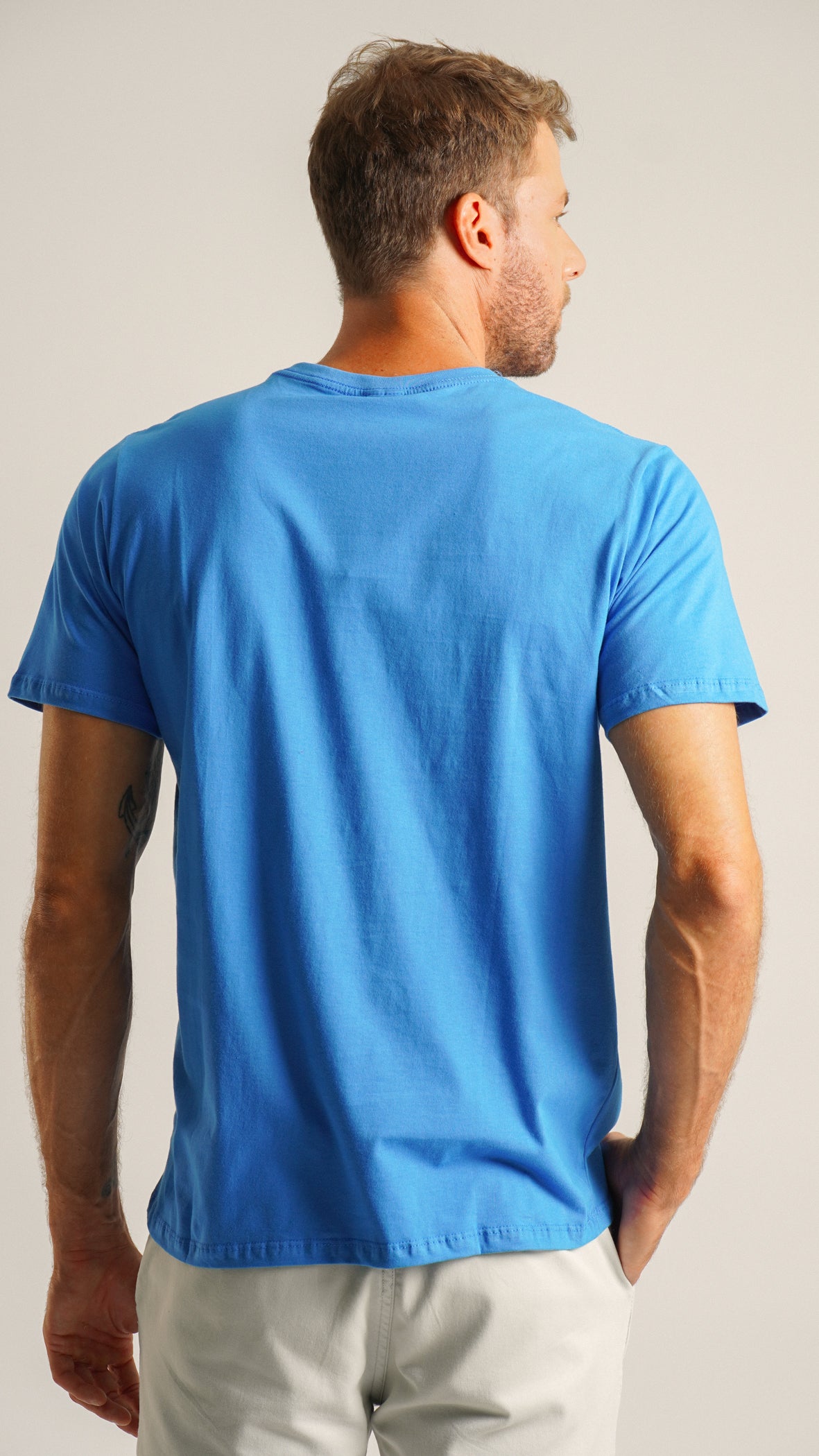 Camiseta Básica - Azul
