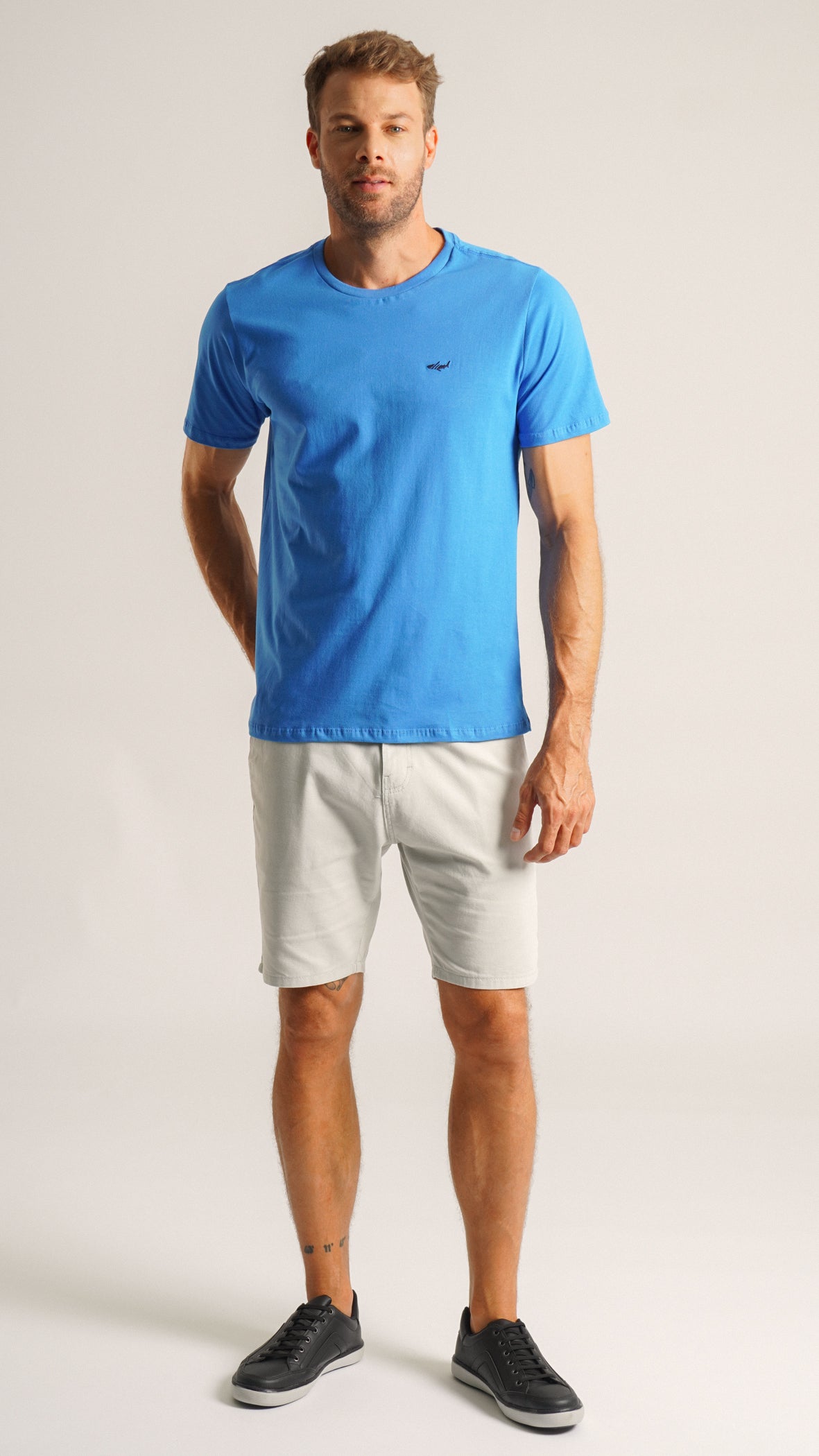 Camiseta Básica - Azul