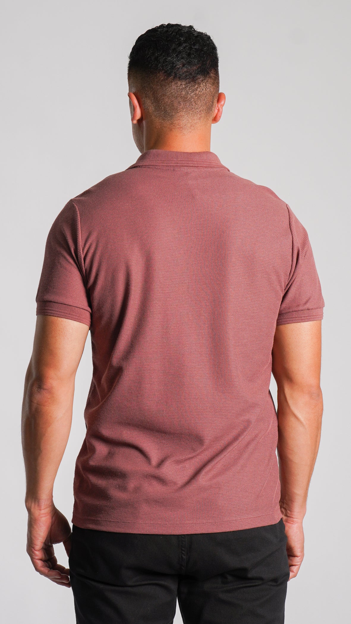 Camisa Polo Tricô Diamond - Rosê
