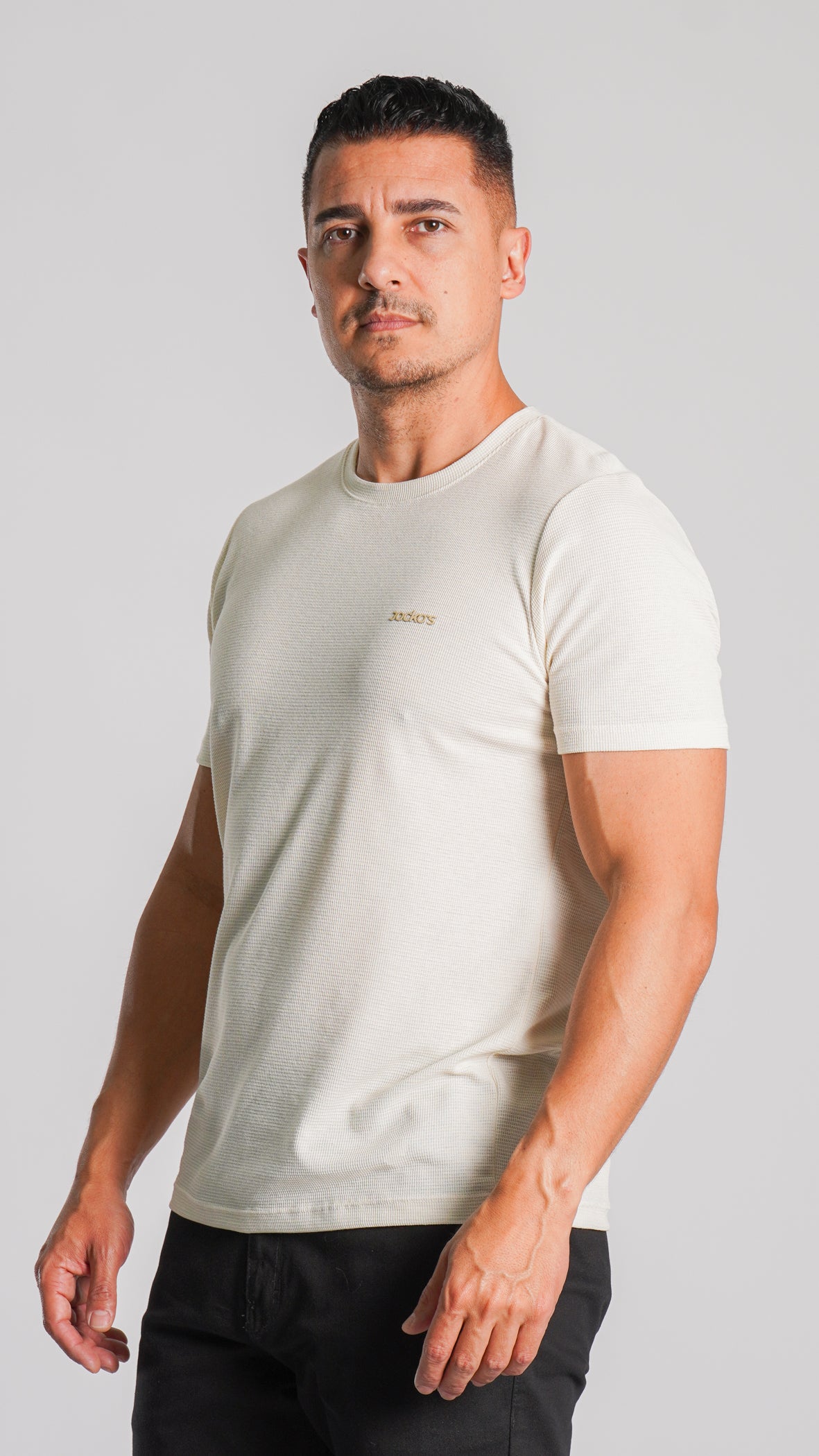 Camiseta Tricô Diamond - Bege