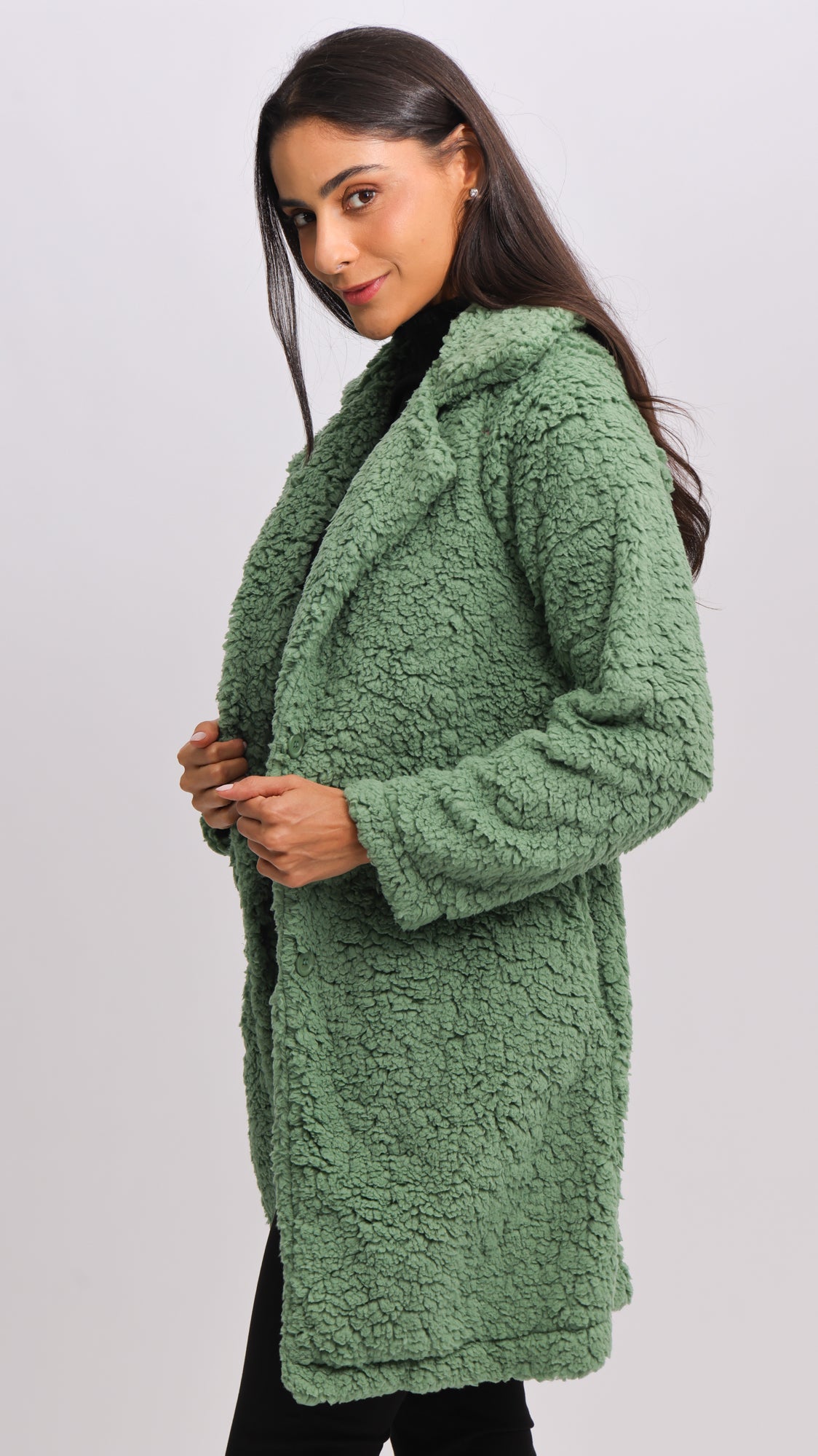 Casaco Sherpa Longo - Verde