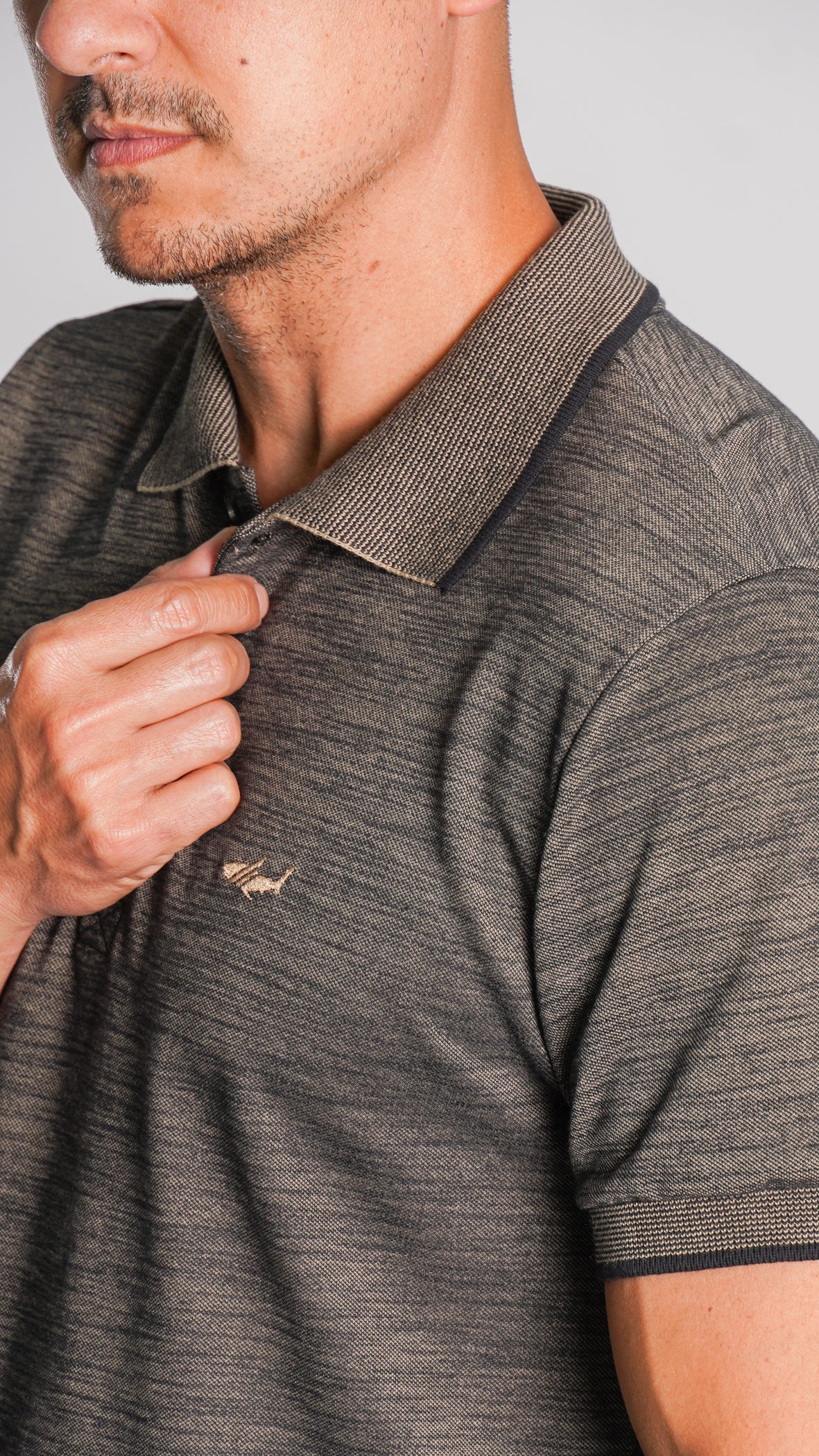 Camisa Polo Flamê - Bege