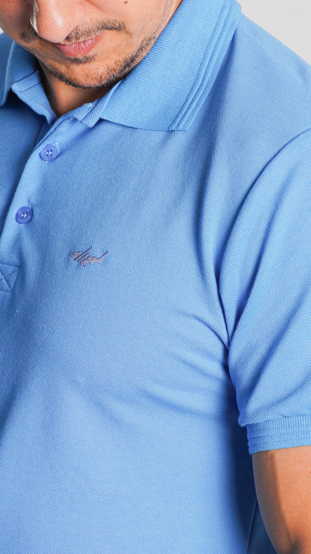 Camisa Polo Piquet - Azul