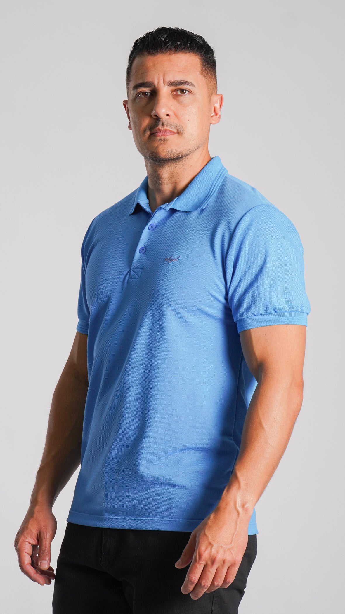 Camisa Polo Piquet - Azul