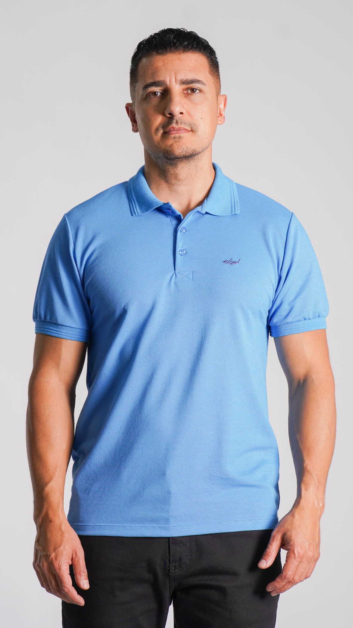 Camisa Polo Piquet - Azul