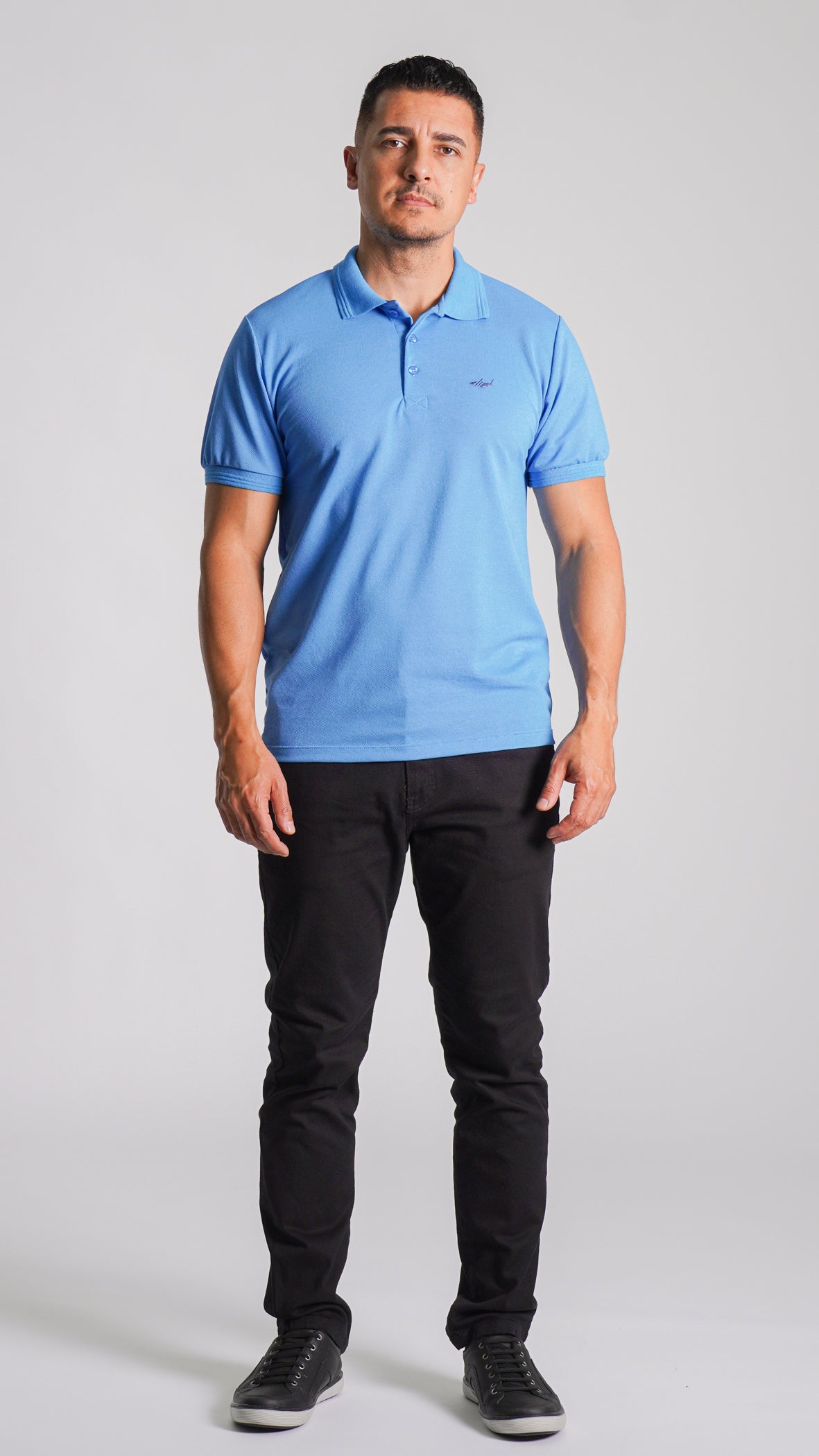 Camisa Polo Piquet - Azul