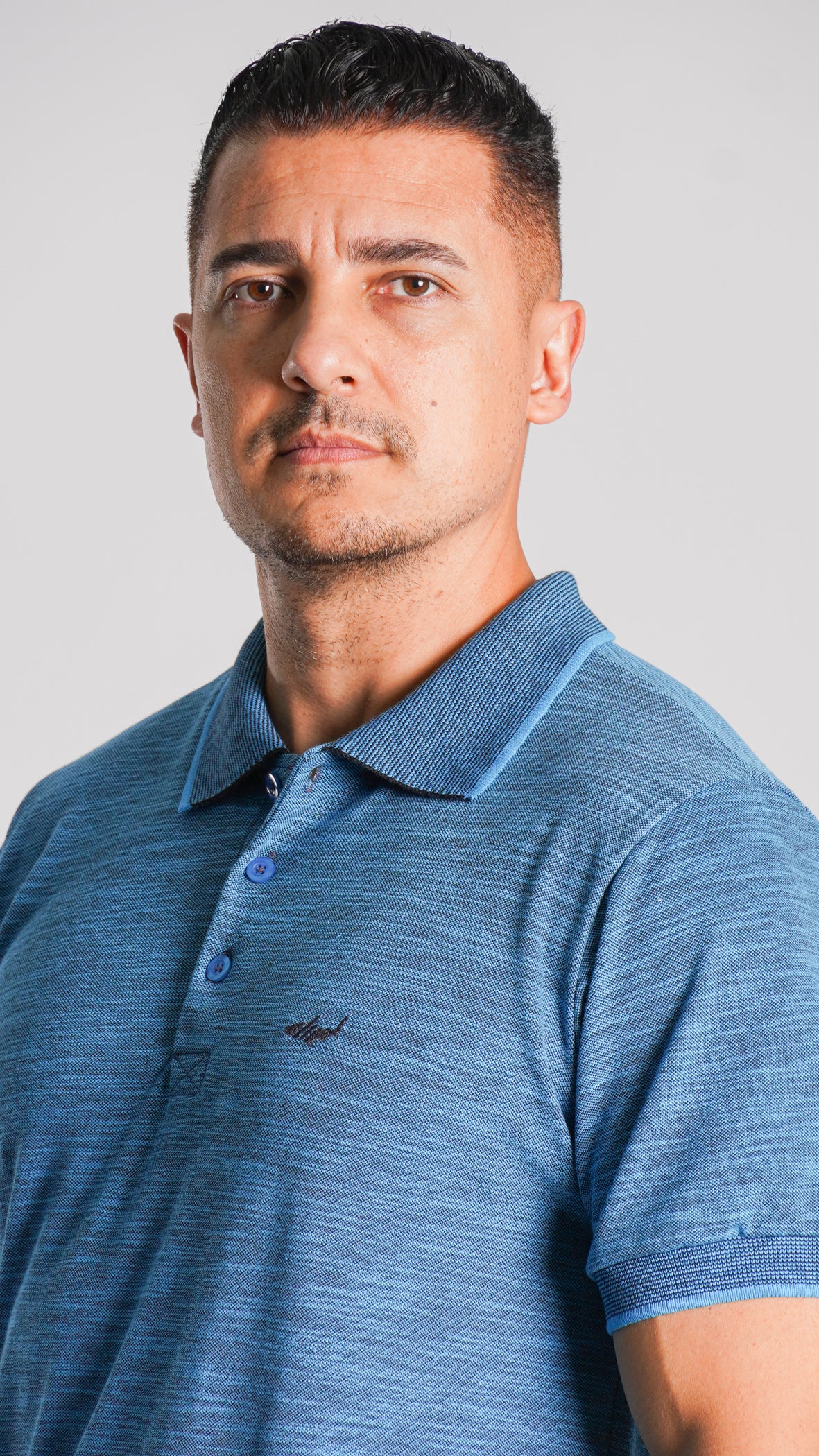 Camisa Polo Flamê - Azul