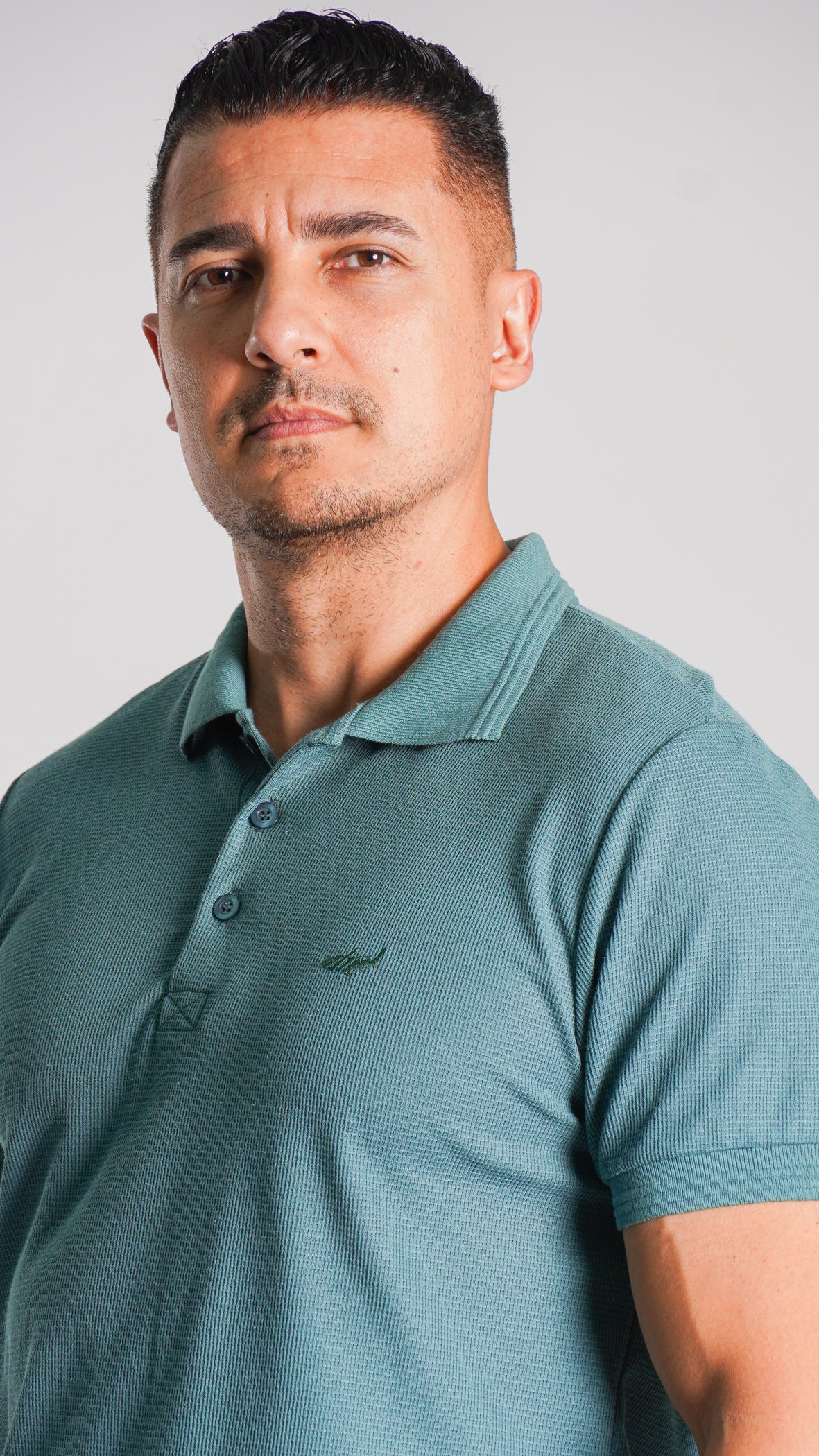 Camisa Polo Tricô Diamond - Verde